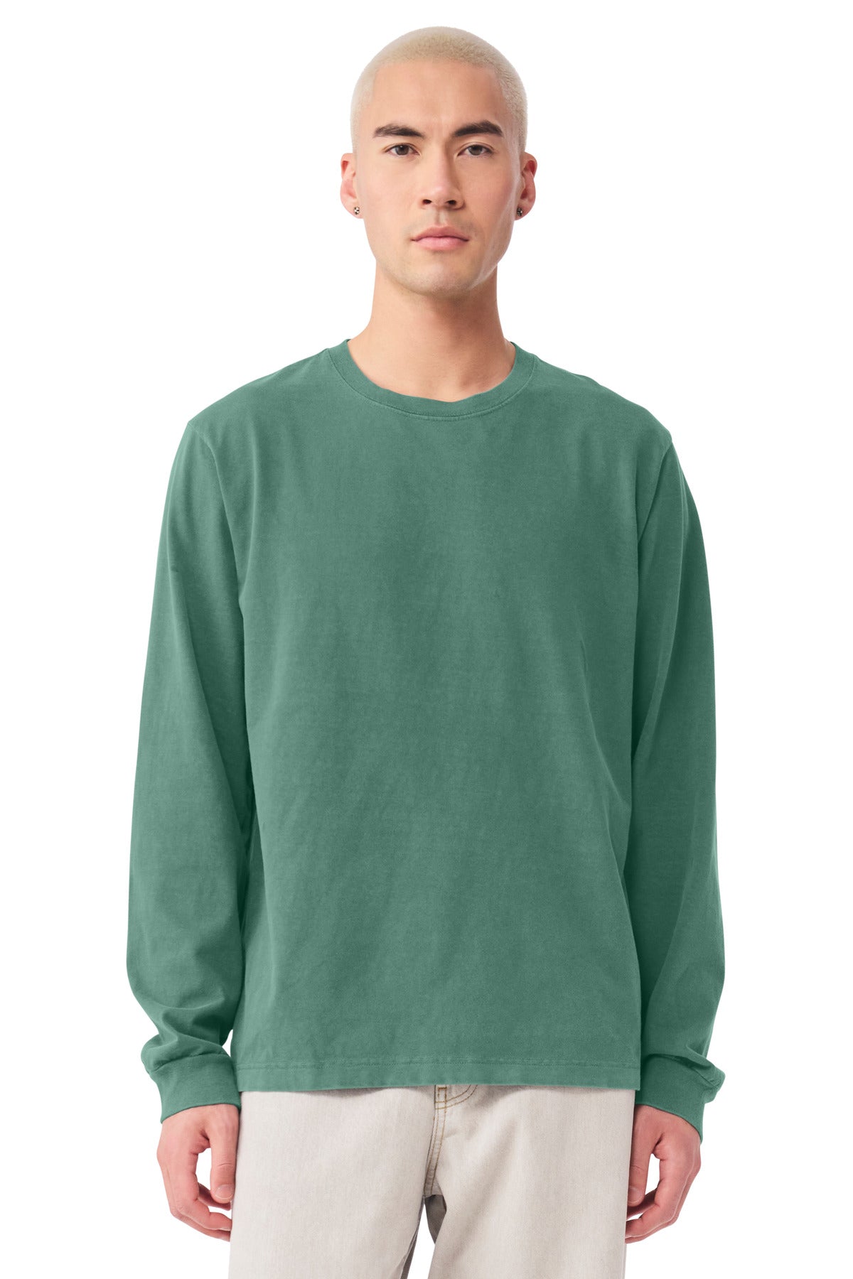 Custom Embroidery or DTF Print - BELLA+CANVAS ®  Unisex Heavyweight Garment-Dyed Long Sleeve Tee BC4851GD