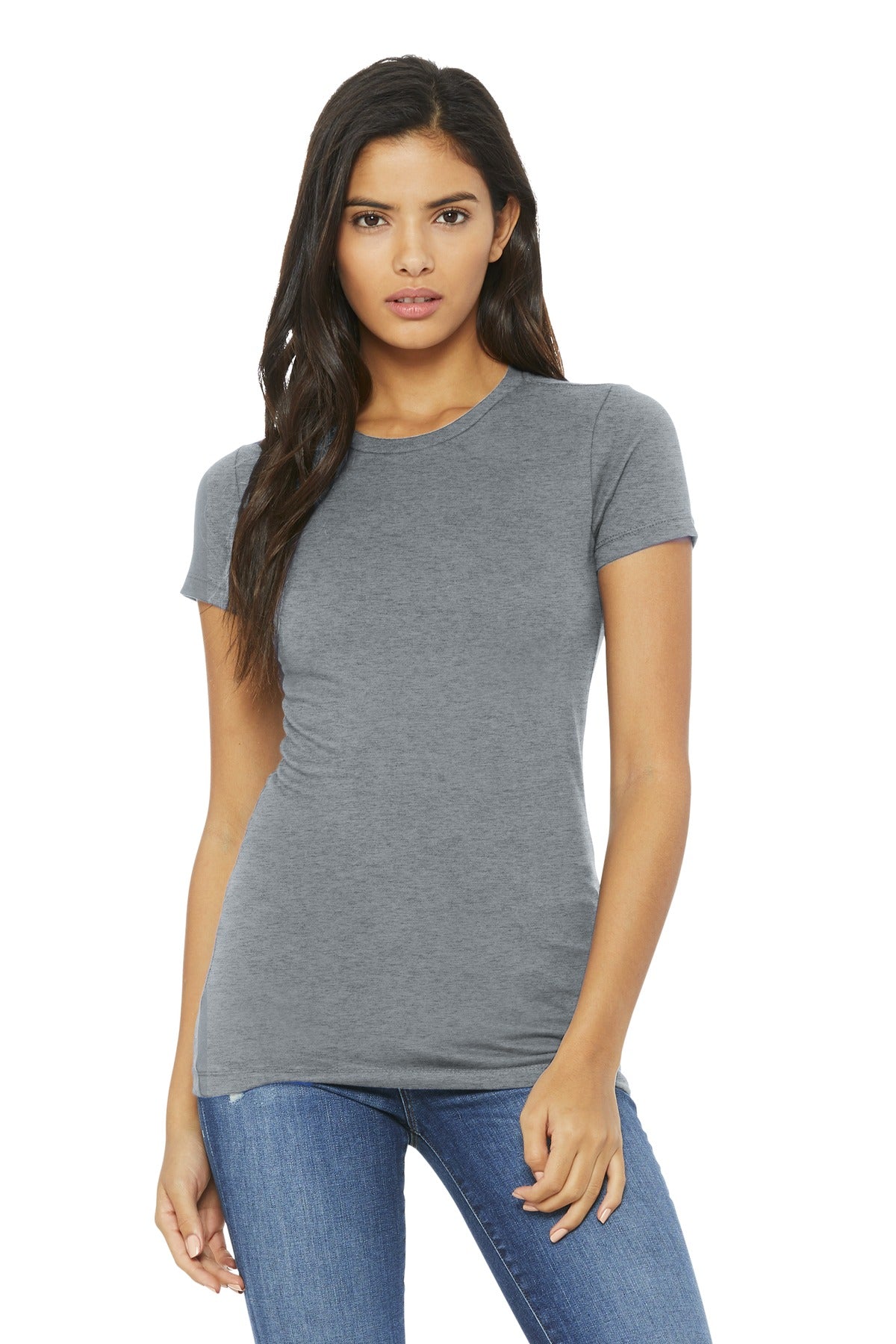 Custom Embroidery or DTF Print - BELLA+CANVAS  ®  Women's Slim Fit Tee. BC6004