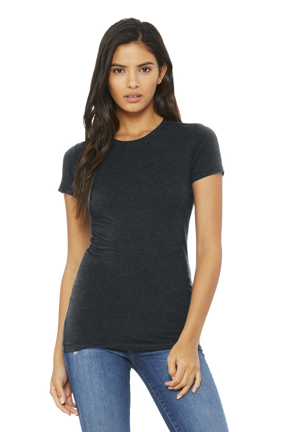 Custom Embroidery or DTF Print - BELLA+CANVAS  ®  Women's Slim Fit Tee. BC6004