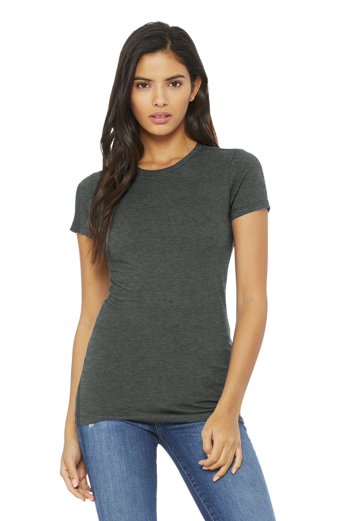 Custom Embroidery or DTF Print - BELLA+CANVAS  ®  Women's Slim Fit Tee. BC6004