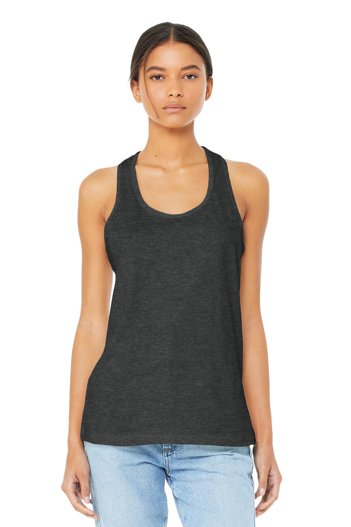 Custom Embroidery or DTF Print - BELLA+CANVAS  ®  Women's Jersey Racerback Tank. BC6008