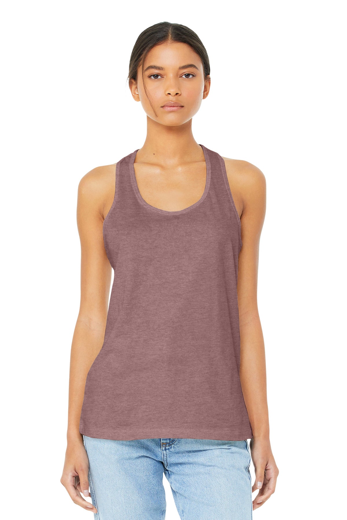 Custom Embroidery or DTF Print - BELLA+CANVAS  ®  Women's Jersey Racerback Tank. BC6008