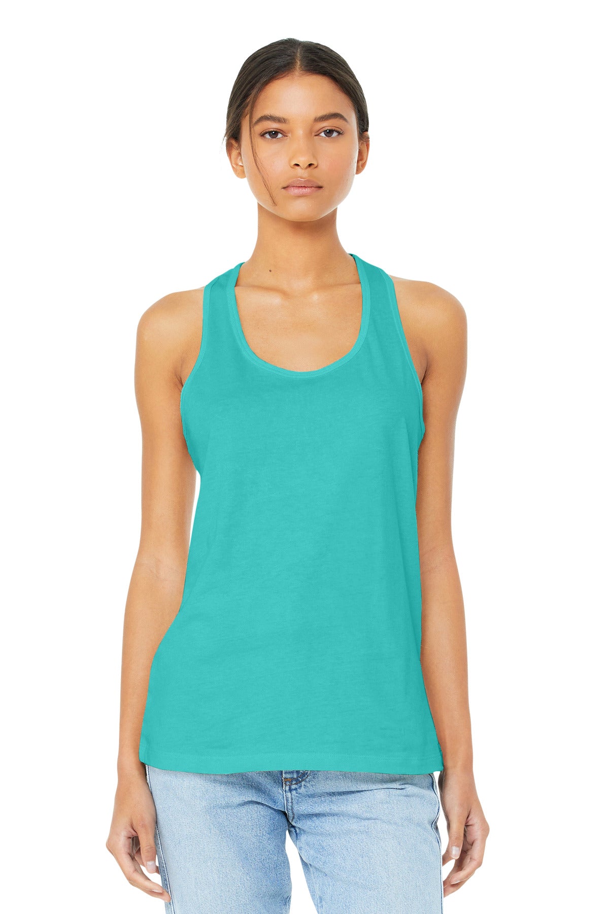 Custom Embroidery or DTF Print - BELLA+CANVAS  ®  Women's Jersey Racerback Tank. BC6008