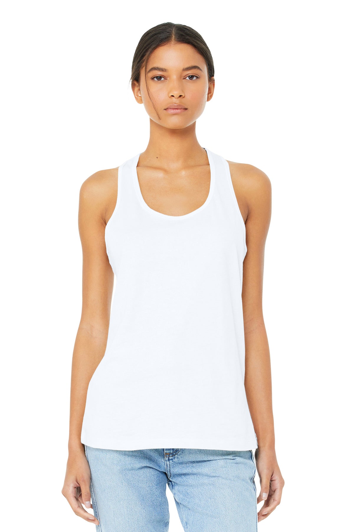 Custom Embroidery or DTF Print - BELLA+CANVAS  ®  Women's Jersey Racerback Tank. BC6008