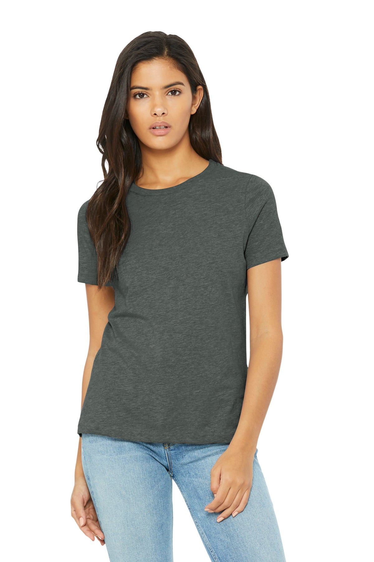 Custom Embroidery or DTF Print - BELLA+CANVAS ®  Women's Relaxed CVC Tee BC6400CVC