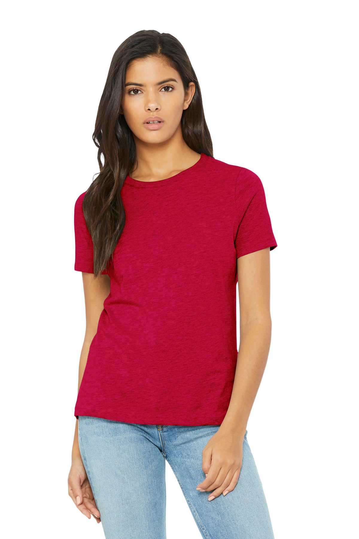 Custom Embroidery or DTF Print - BELLA+CANVAS ®  Women's Relaxed CVC Tee BC6400CVC