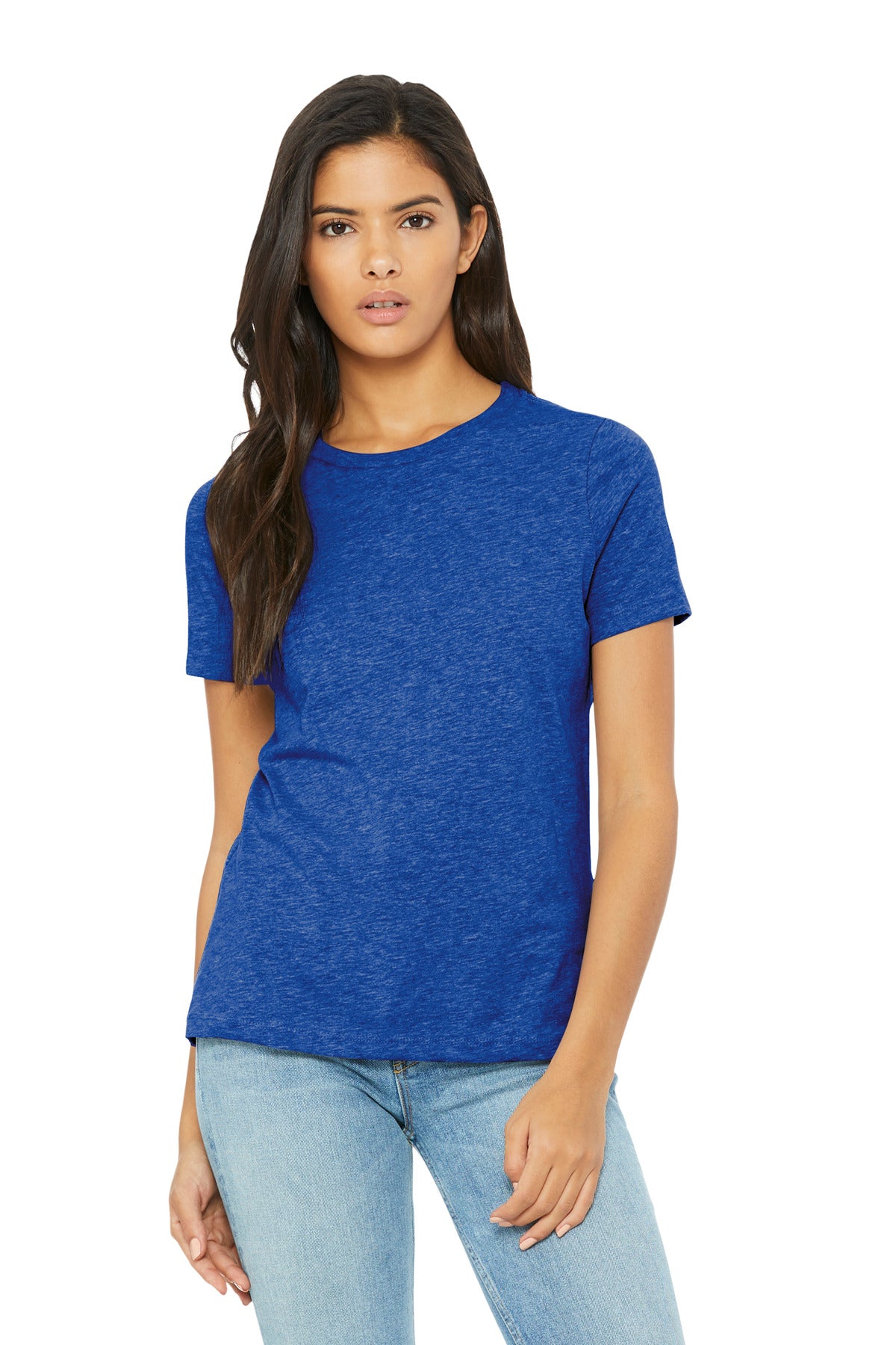 Custom Embroidery or DTF Print - BELLA+CANVAS ®  Women's Relaxed CVC Tee BC6400CVC