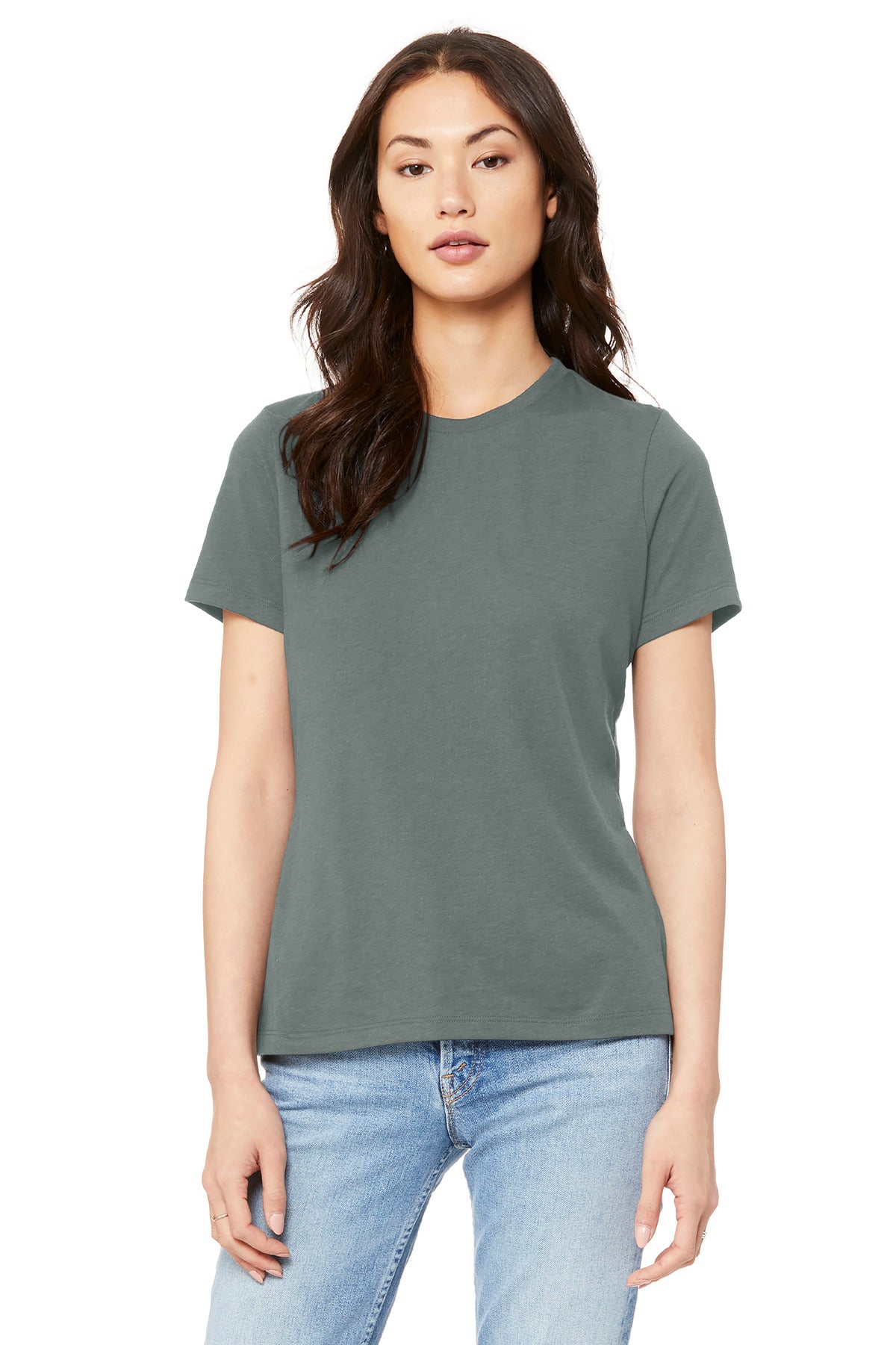 Custom Embroidery or DTF Print - BELLA+CANVAS  ®  Women's Relaxed Jersey Short Sleeve Tee. BC6400
