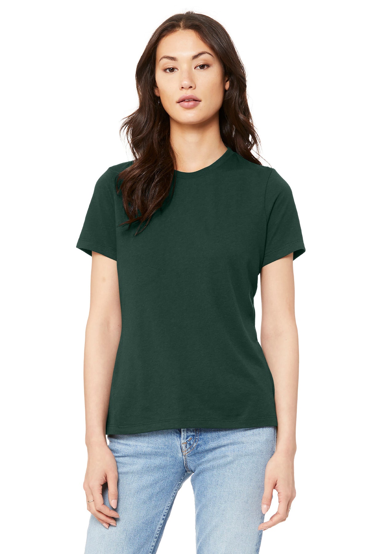 Custom Embroidery or DTF Print - BELLA+CANVAS  ®  Women's Relaxed Jersey Short Sleeve Tee. BC6400