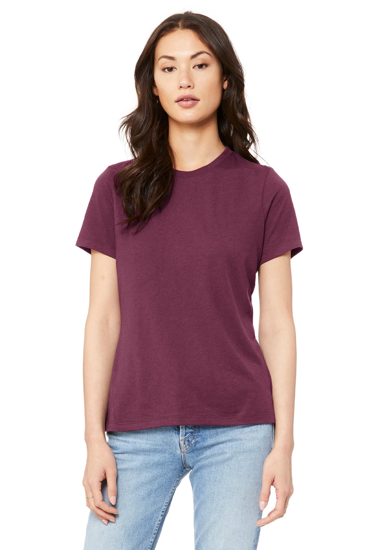 Custom Embroidery or DTF Print - BELLA+CANVAS  ®  Women's Relaxed Jersey Short Sleeve Tee. BC6400