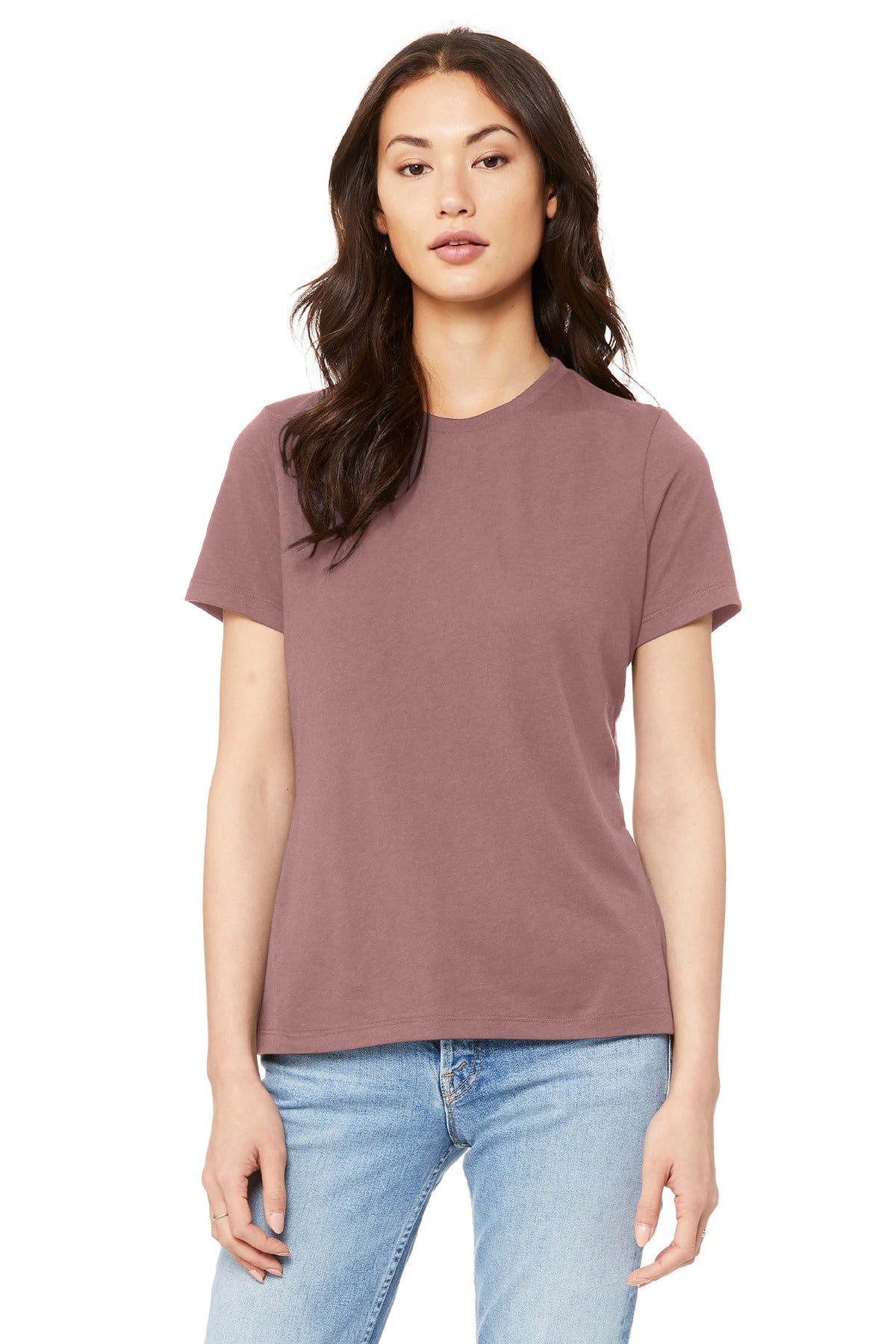 Custom Embroidery or DTF Print - BELLA+CANVAS  ®  Women's Relaxed Jersey Short Sleeve Tee. BC6400
