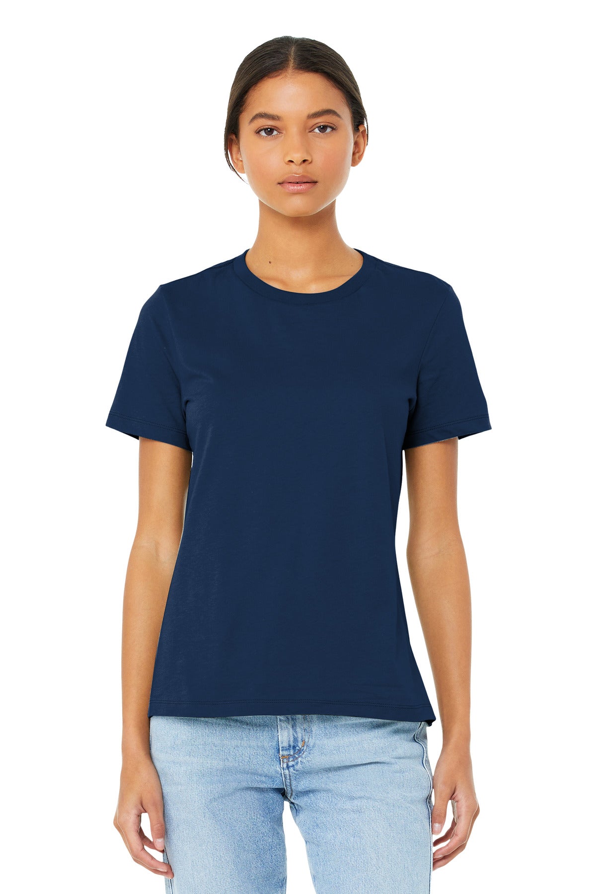 Custom Embroidery or DTF Print - BELLA+CANVAS  ®  Women's Relaxed Jersey Short Sleeve Tee. BC6400