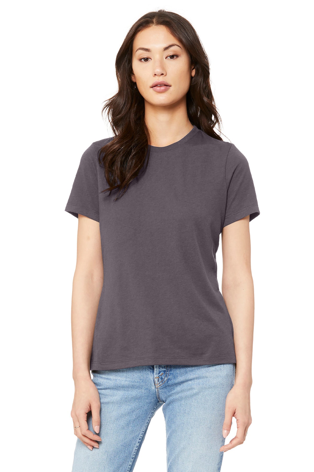 Custom Embroidery or DTF Print - BELLA+CANVAS  ®  Women's Relaxed Jersey Short Sleeve Tee. BC6400