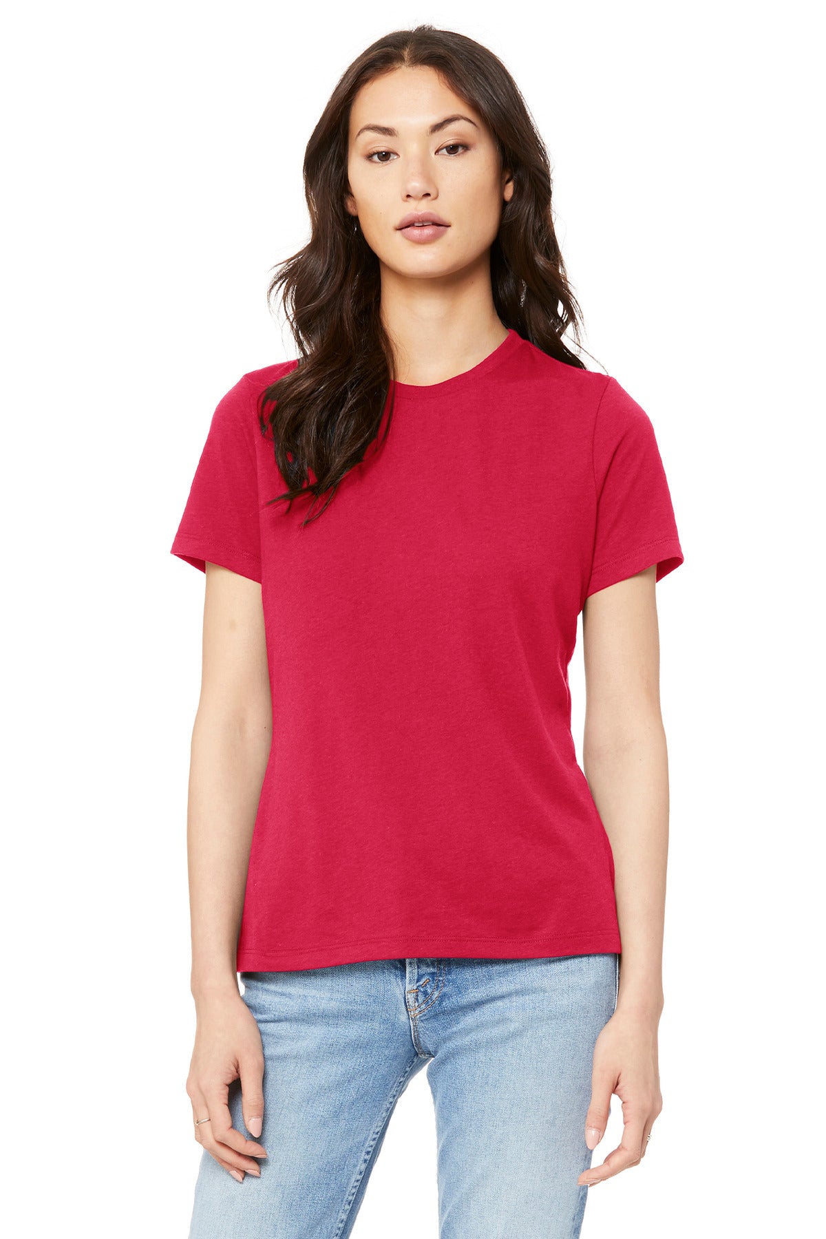 Custom Embroidery or DTF Print - BELLA+CANVAS  ®  Women's Relaxed Jersey Short Sleeve Tee. BC6400