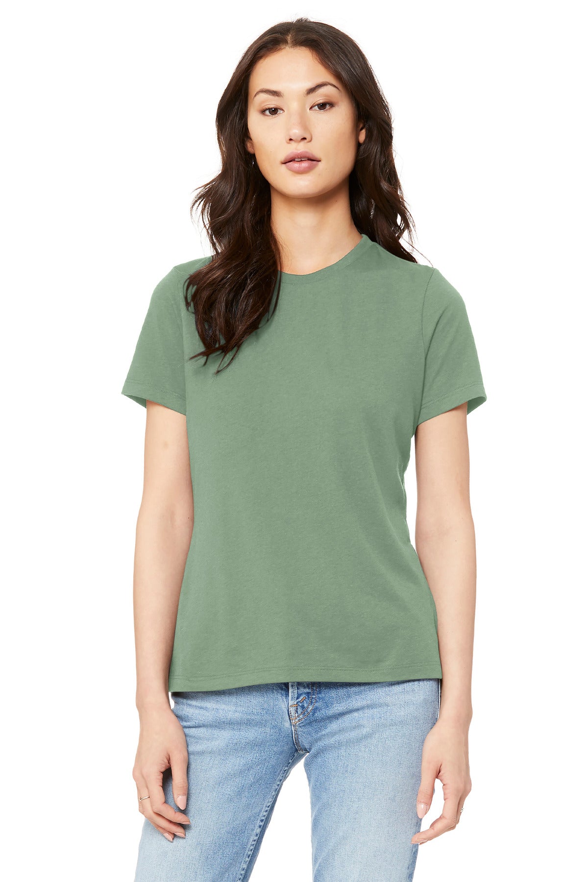 Custom Embroidery or DTF Print - BELLA+CANVAS  ®  Women's Relaxed Jersey Short Sleeve Tee. BC6400