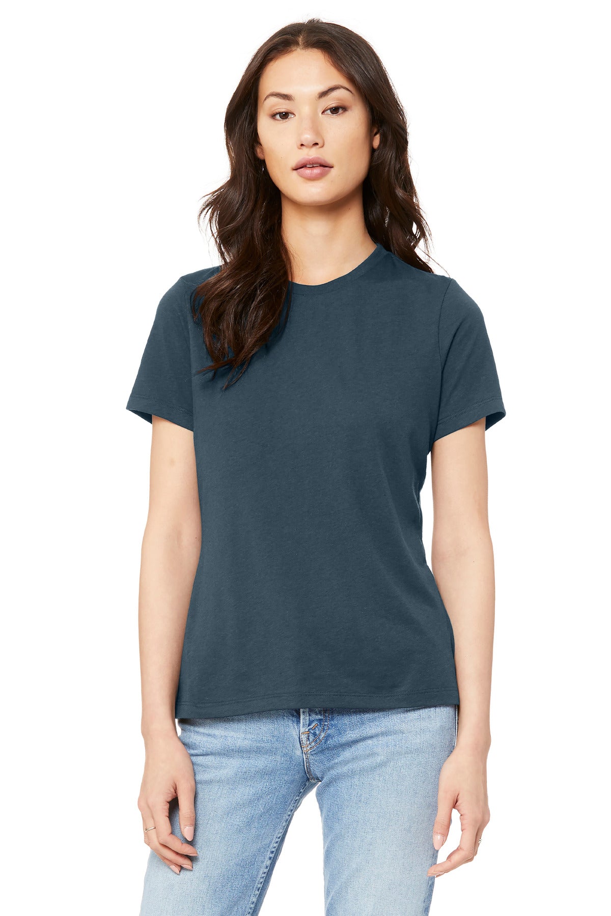 Custom Embroidery or DTF Print - BELLA+CANVAS  ®  Women's Relaxed Jersey Short Sleeve Tee. BC6400