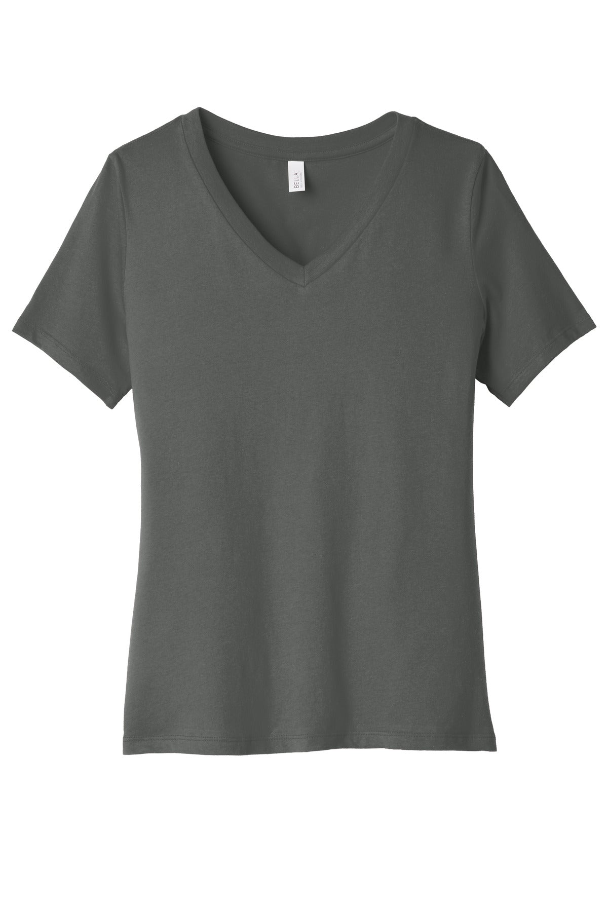 Custom Embroidery or DTF Print - BELLA+CANVAS  ®  Women's Relaxed Jersey Short Sleeve V-Neck Tee. BC6405