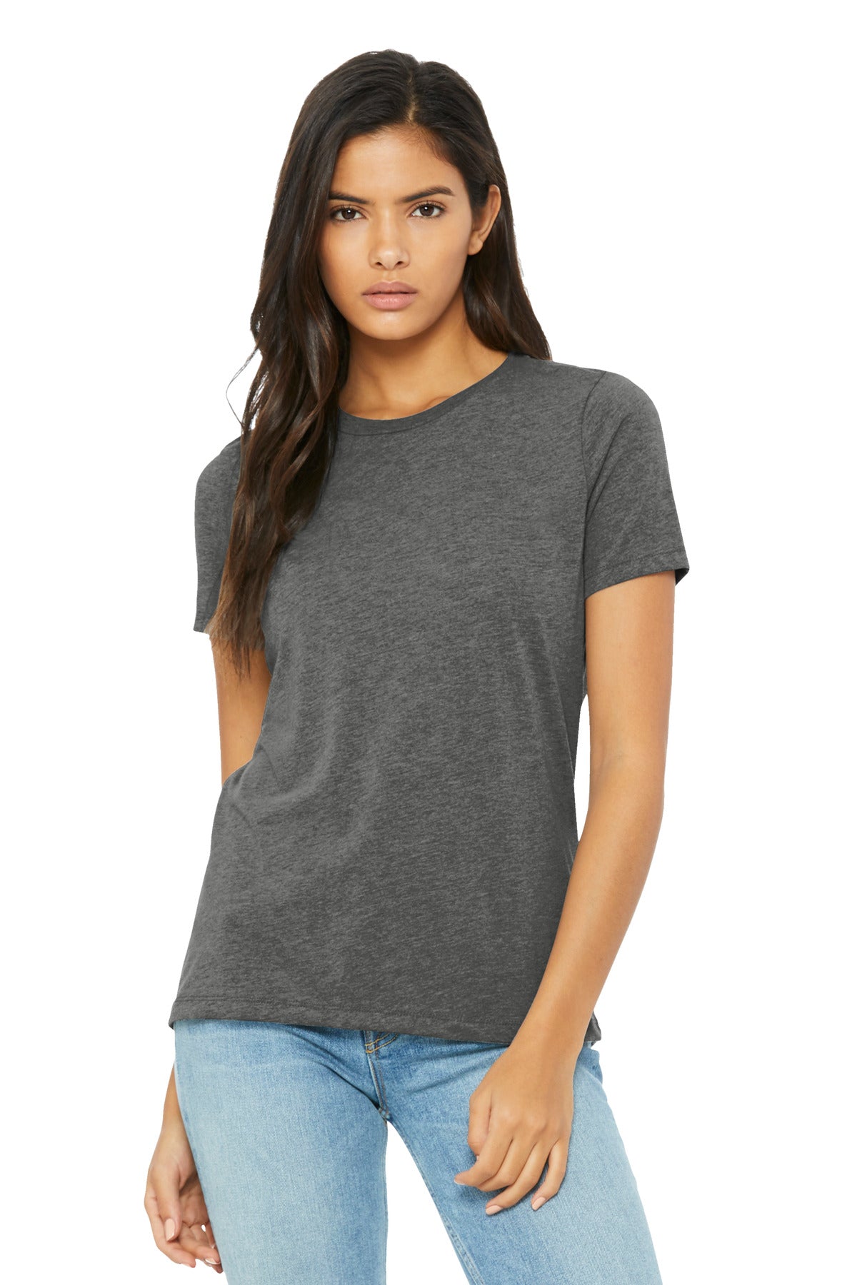 Custom Embroidery or DTF Print - BELLA+CANVAS ®  Women's Relaxed Triblend Tee BC6413