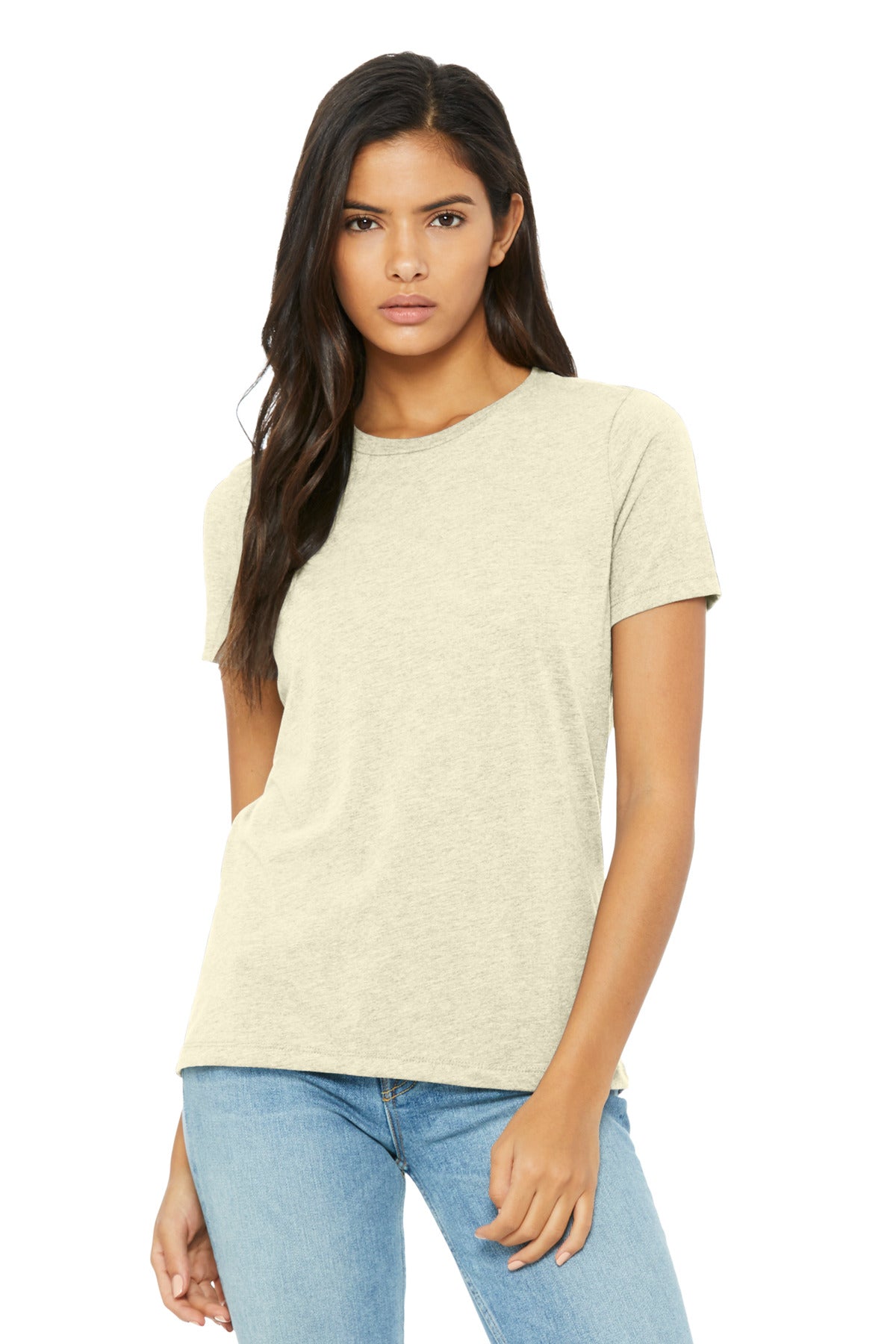 Custom Embroidery or DTF Print - BELLA+CANVAS ®  Women's Relaxed Triblend Tee BC6413