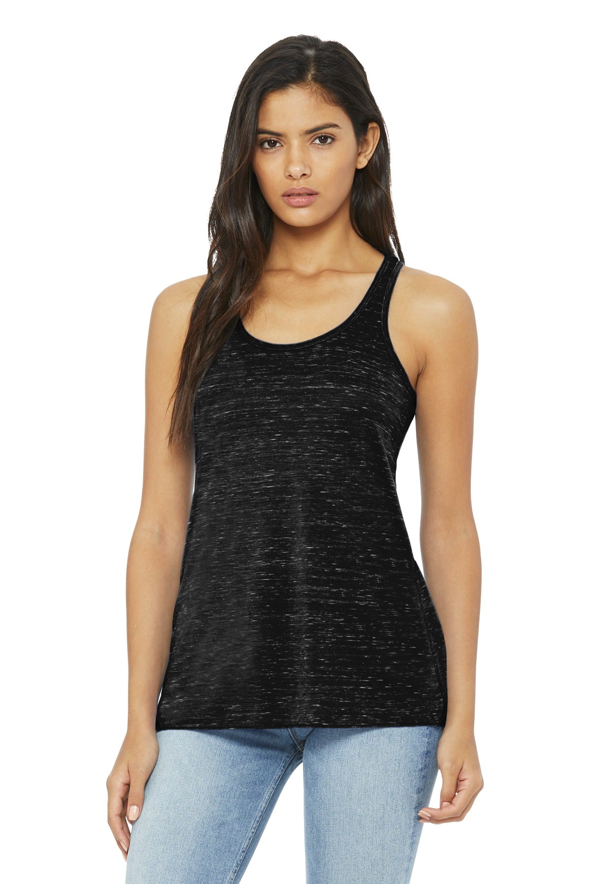 Custom Embroidery or DTF Print - BELLA+CANVAS  ®  Women's Flowy Racerback Tank. BC8800