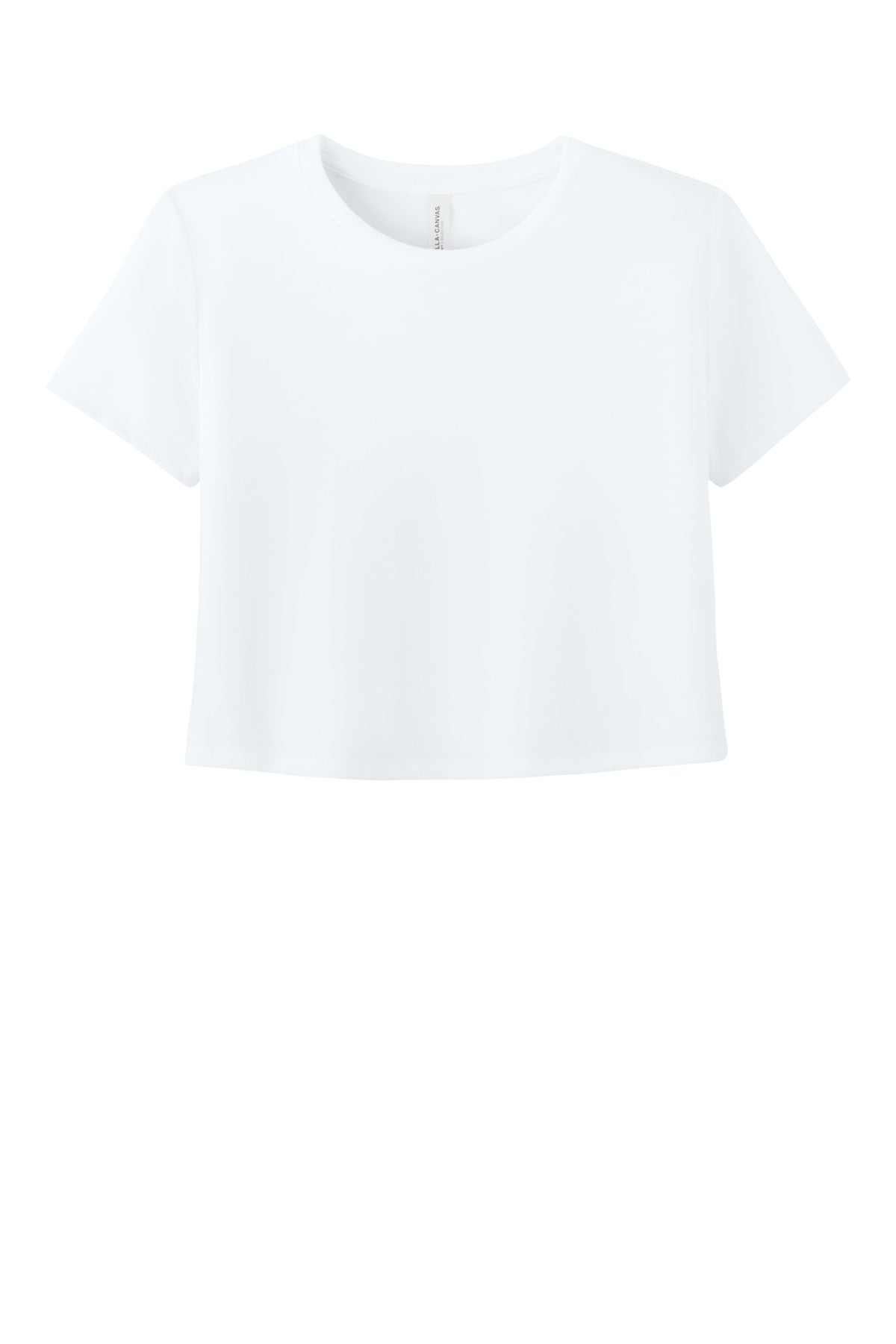 Custom Embroidery or DTF Print - BELLA+CANVAS ®  Women's Flowy Cropped Tee BC8882