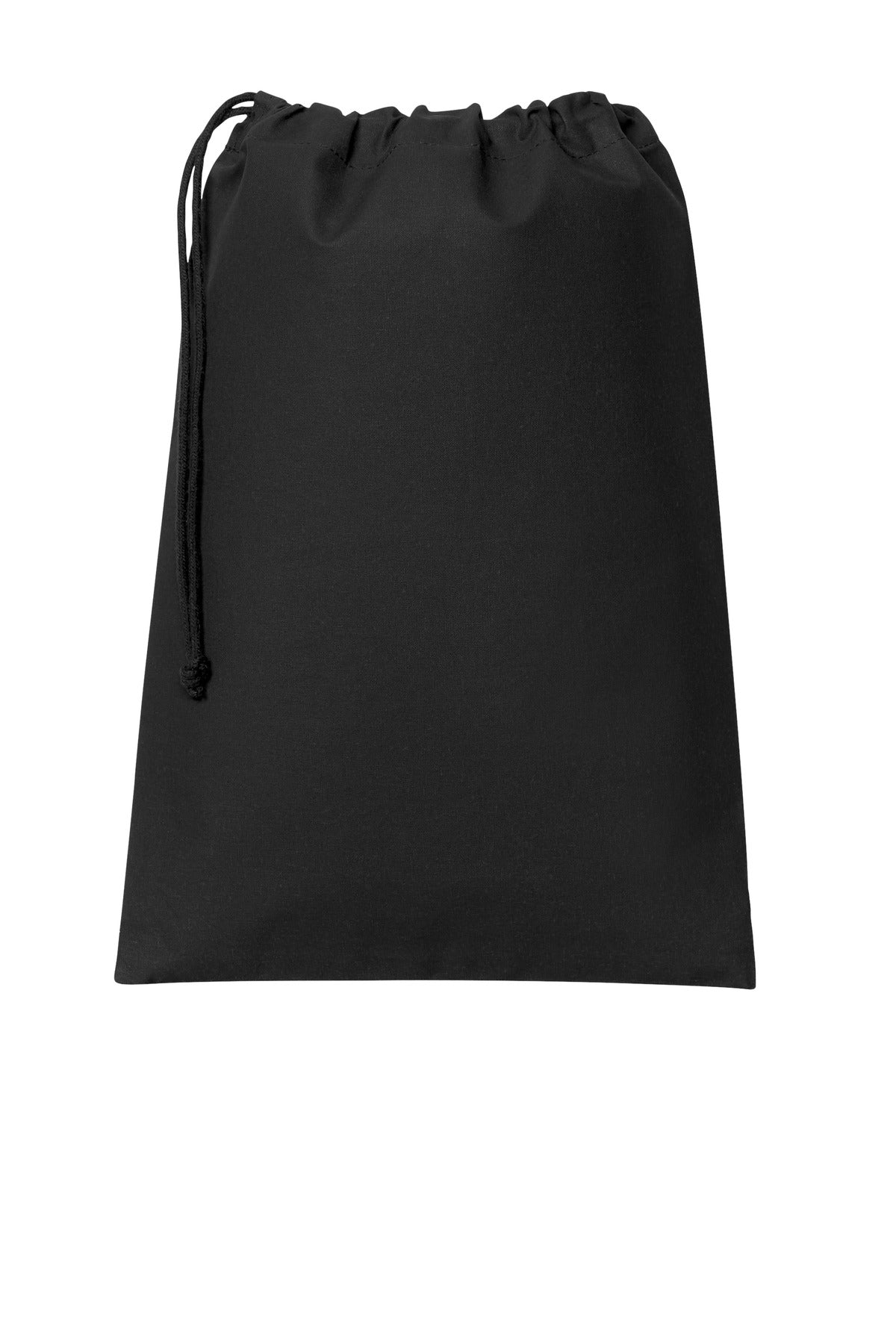 Custom Embroidery or DTF Print - Port Authority ®  Core Cotton Drawstring Bag BG0350