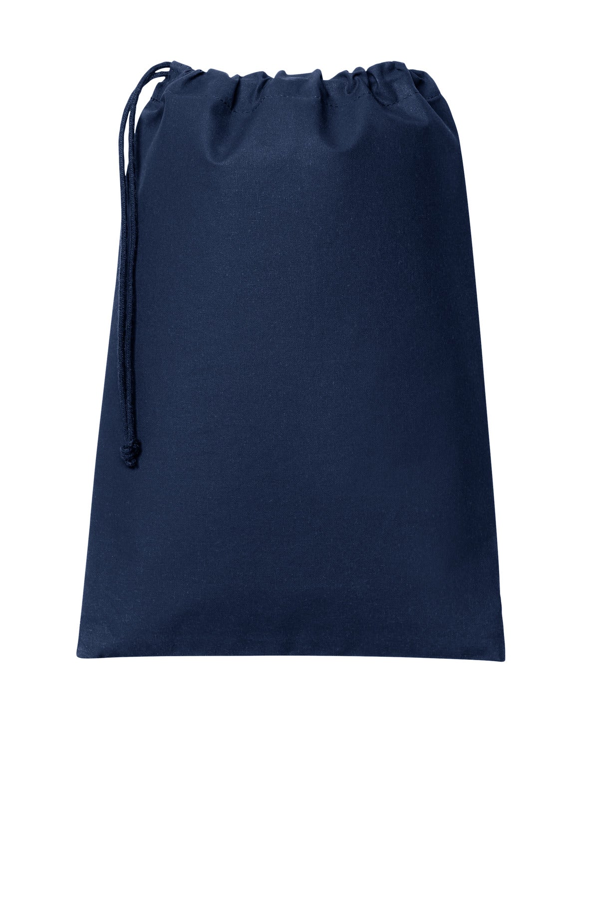 Custom Embroidery or DTF Print - Port Authority ®  Core Cotton Drawstring Bag BG0350
