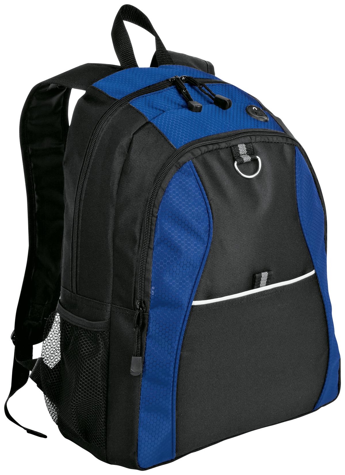 Custom Embroidery or DTF Print - Port Authority ®  Contrast Honeycomb Backpack. BG1020