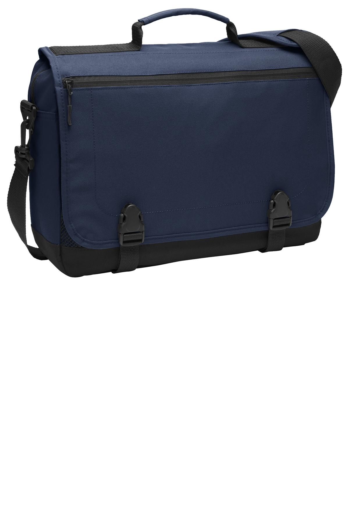 Custom Embroidery or DTF Print - Port Authority ®  Messenger Briefcase. BG304