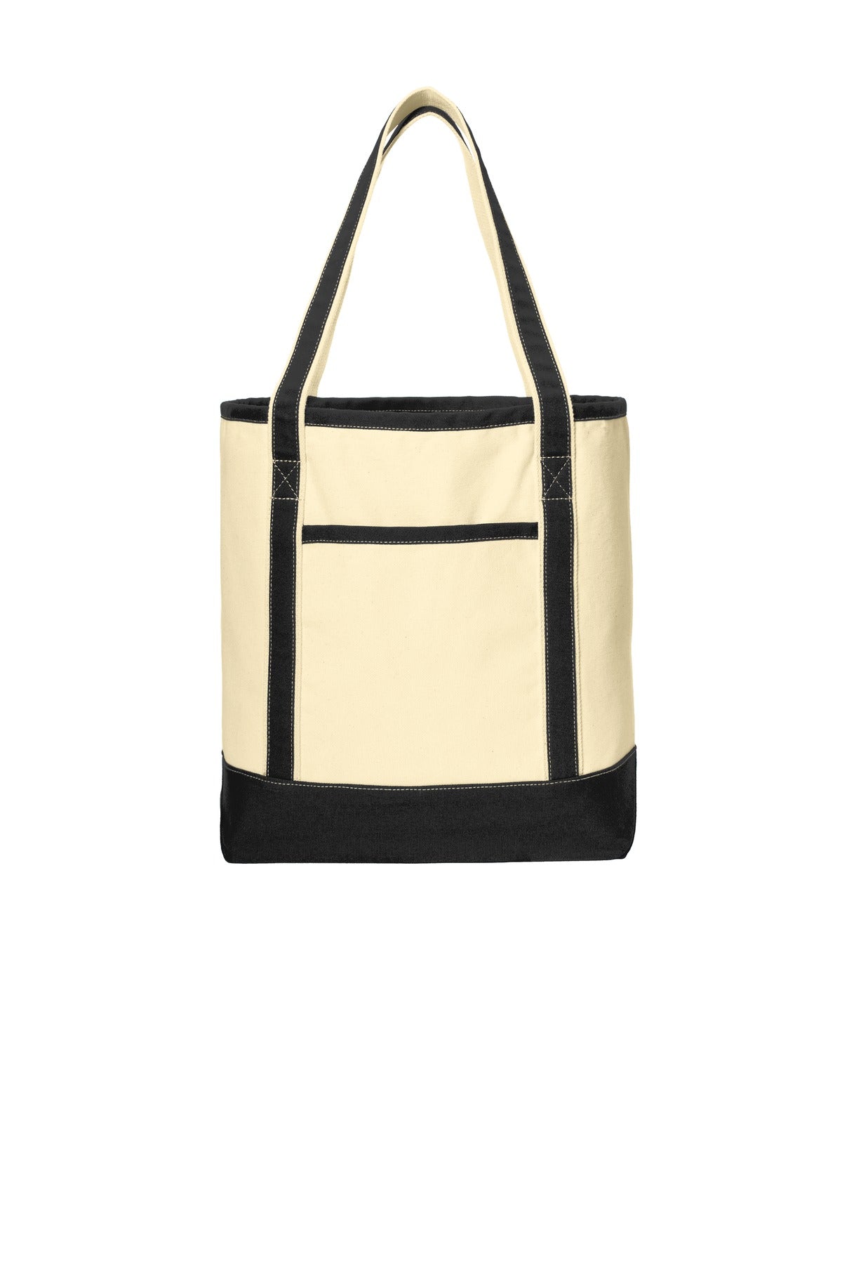 Custom Embroidery or DTF Print - Port Authority ®  Large Cotton Canvas Tote. BG413
