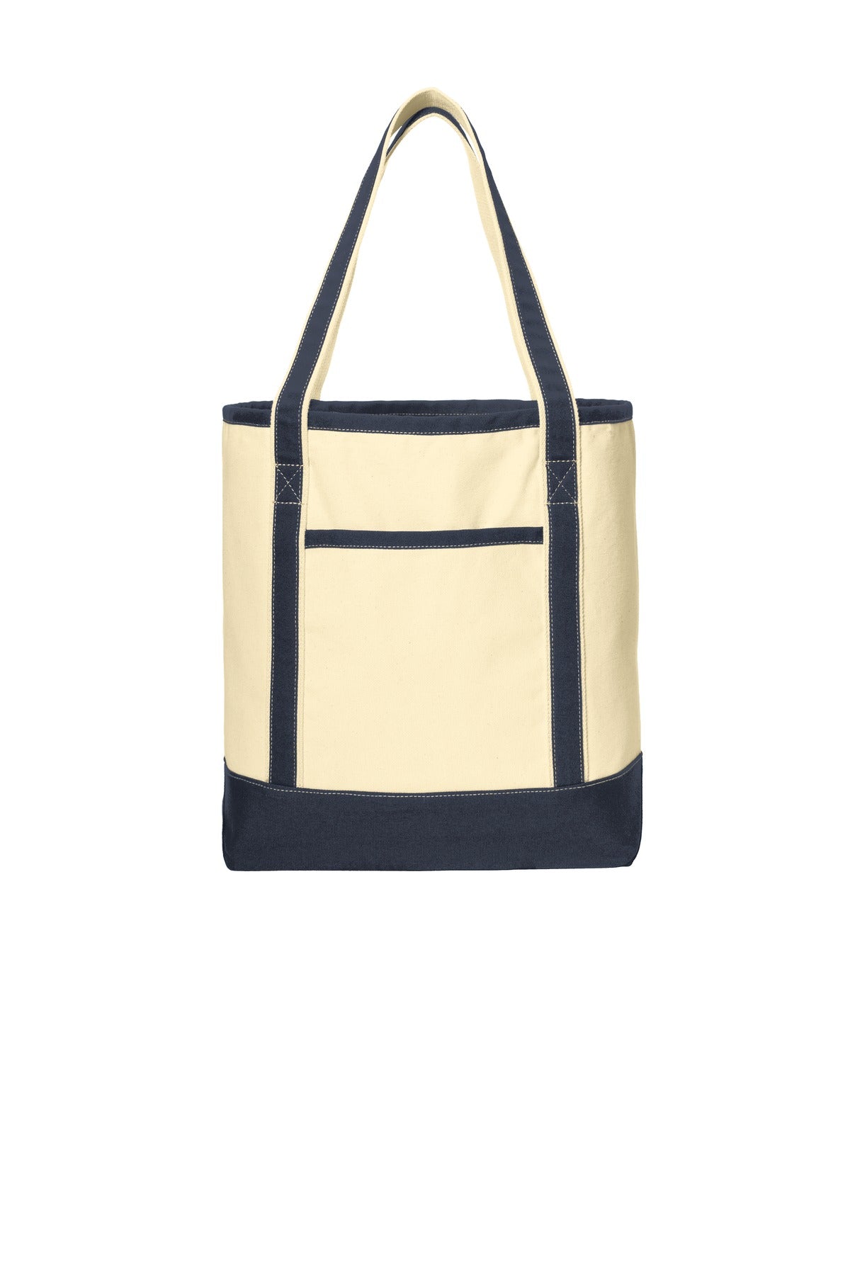 Custom Embroidery or DTF Print - Port Authority ®  Large Cotton Canvas Tote. BG413
