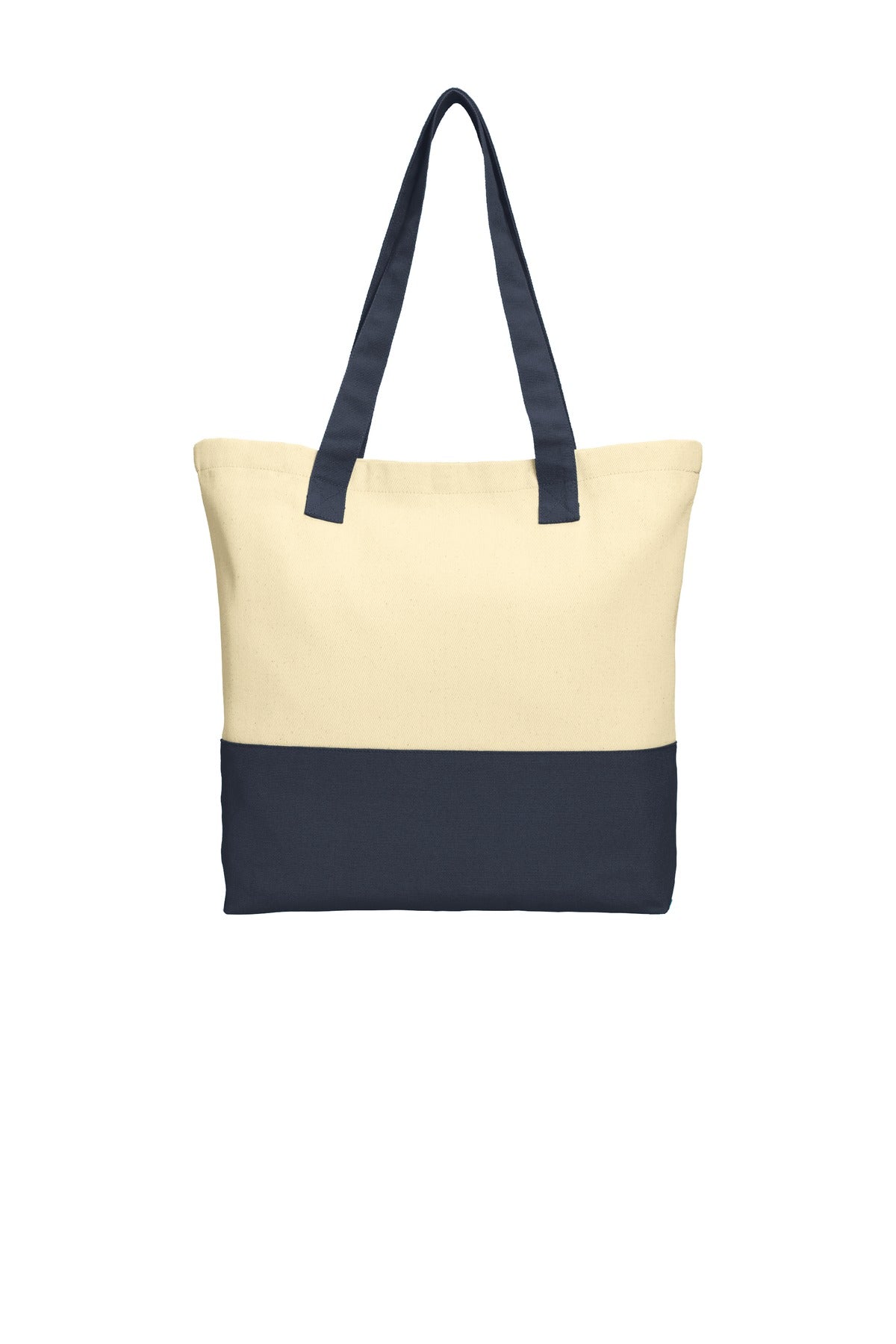 Custom Embroidery or DTF Print - Port Authority ®  Colorblock Cotton Tote. BG414