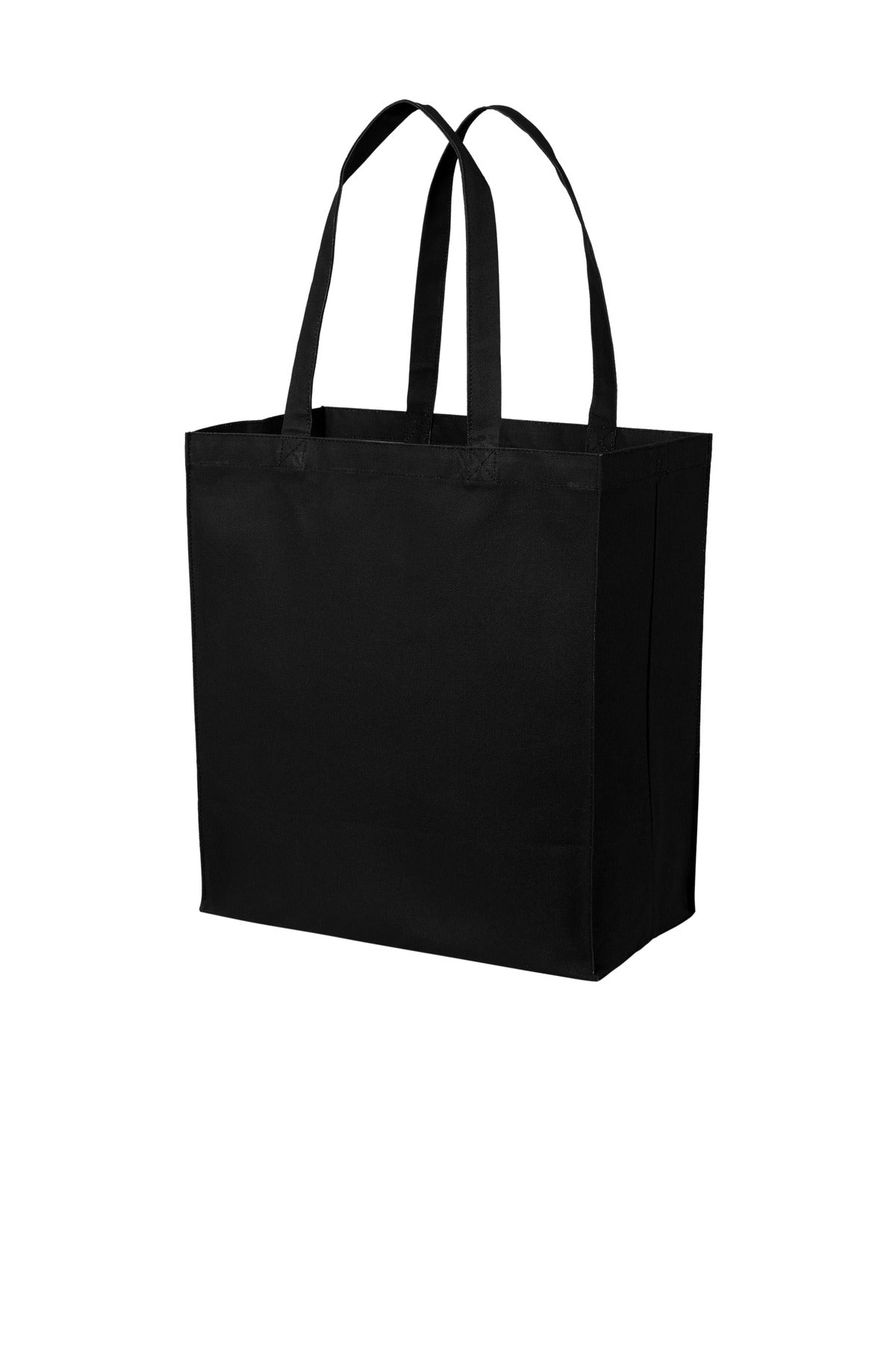 Custom Embroidery or DTF Print - Port Authority ®  Cotton Canvas Over-the-Shoulder Tote BG426