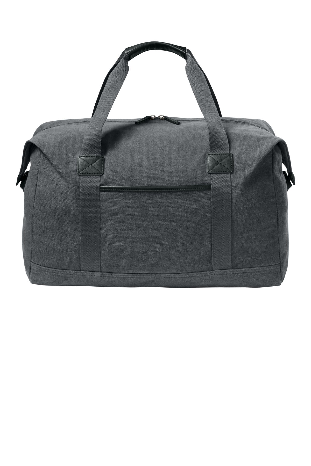Custom Embroidery or DTF Print - Port Authority ®  Washed Canvas Duffel BG8030