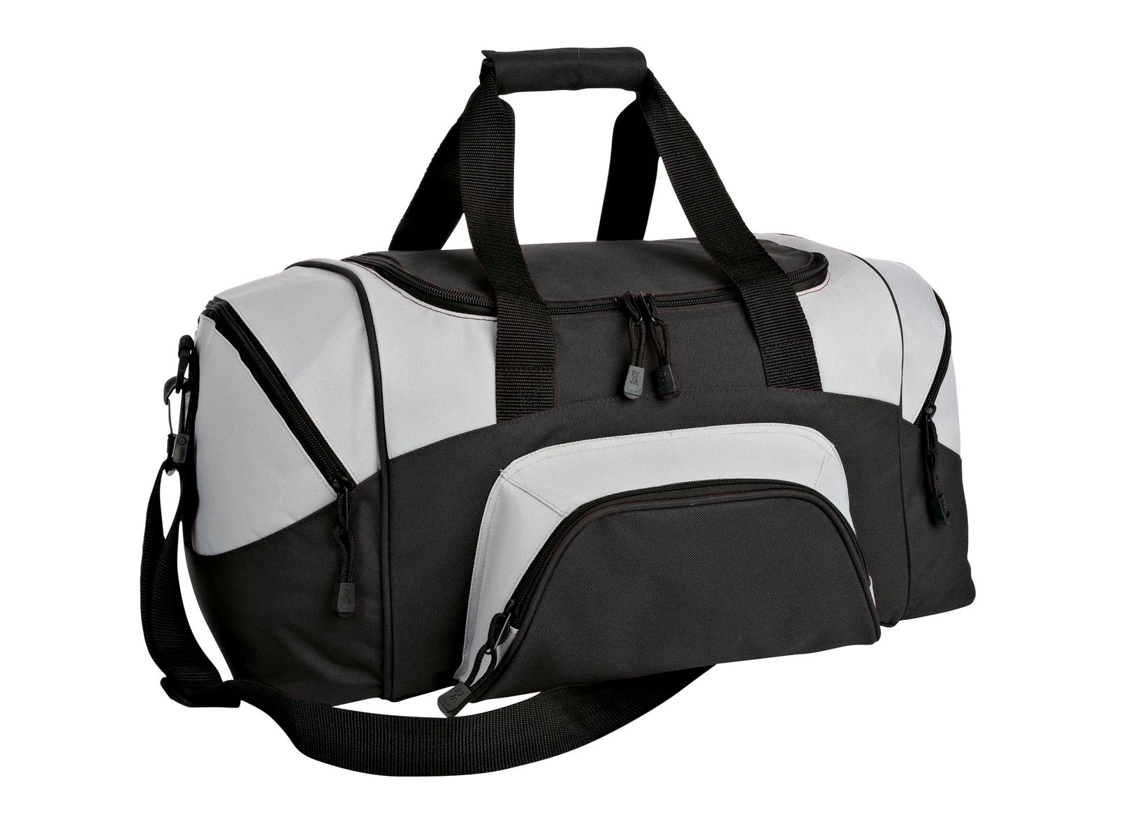 Custom Embroidery or DTF Print - Port Authority ®  - Small Colorblock Sport Duffel. BG990S
