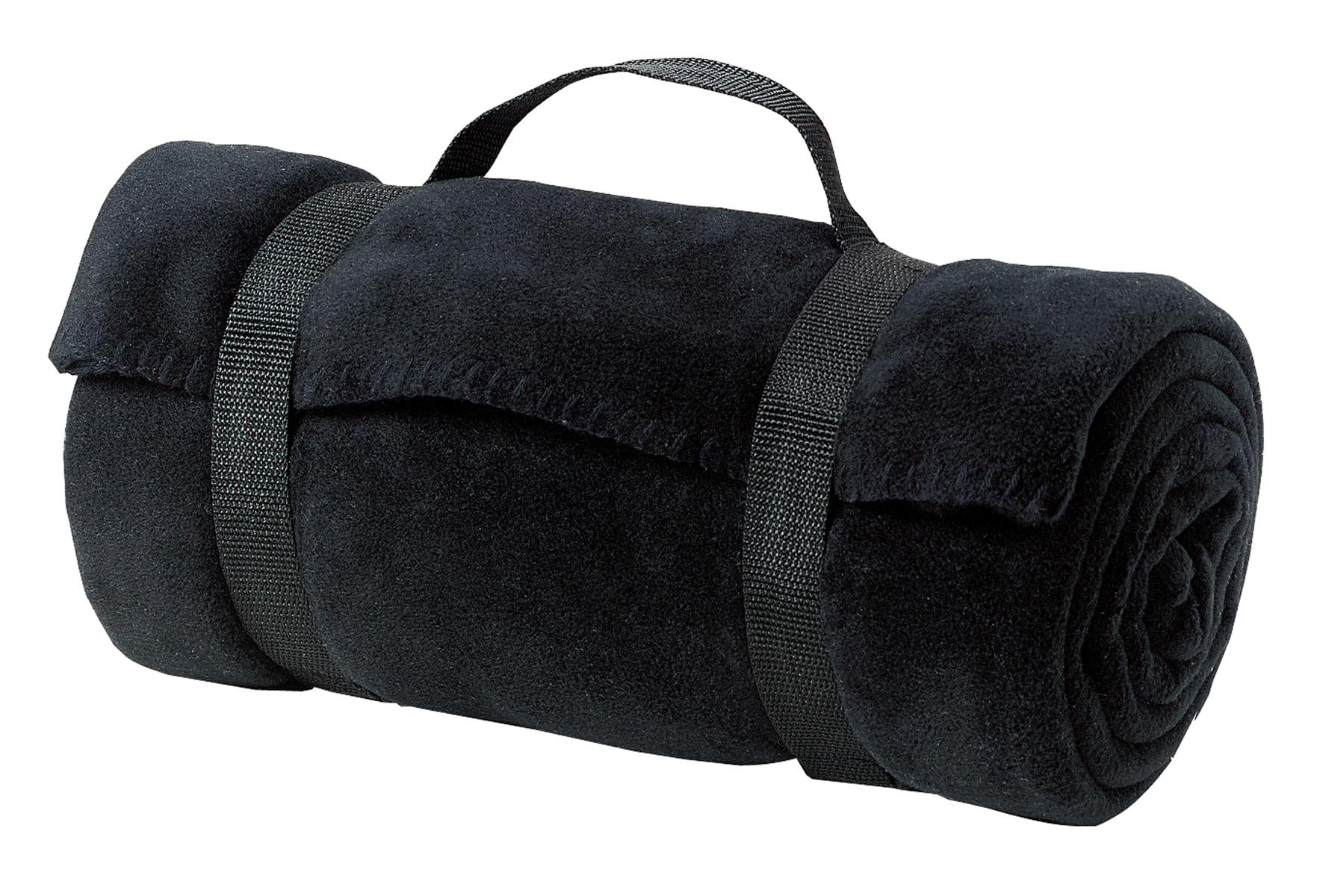 Custom Embroidery or DTF Print - Port Authority ®  - Value Fleece Blanket with Strap.  BP10