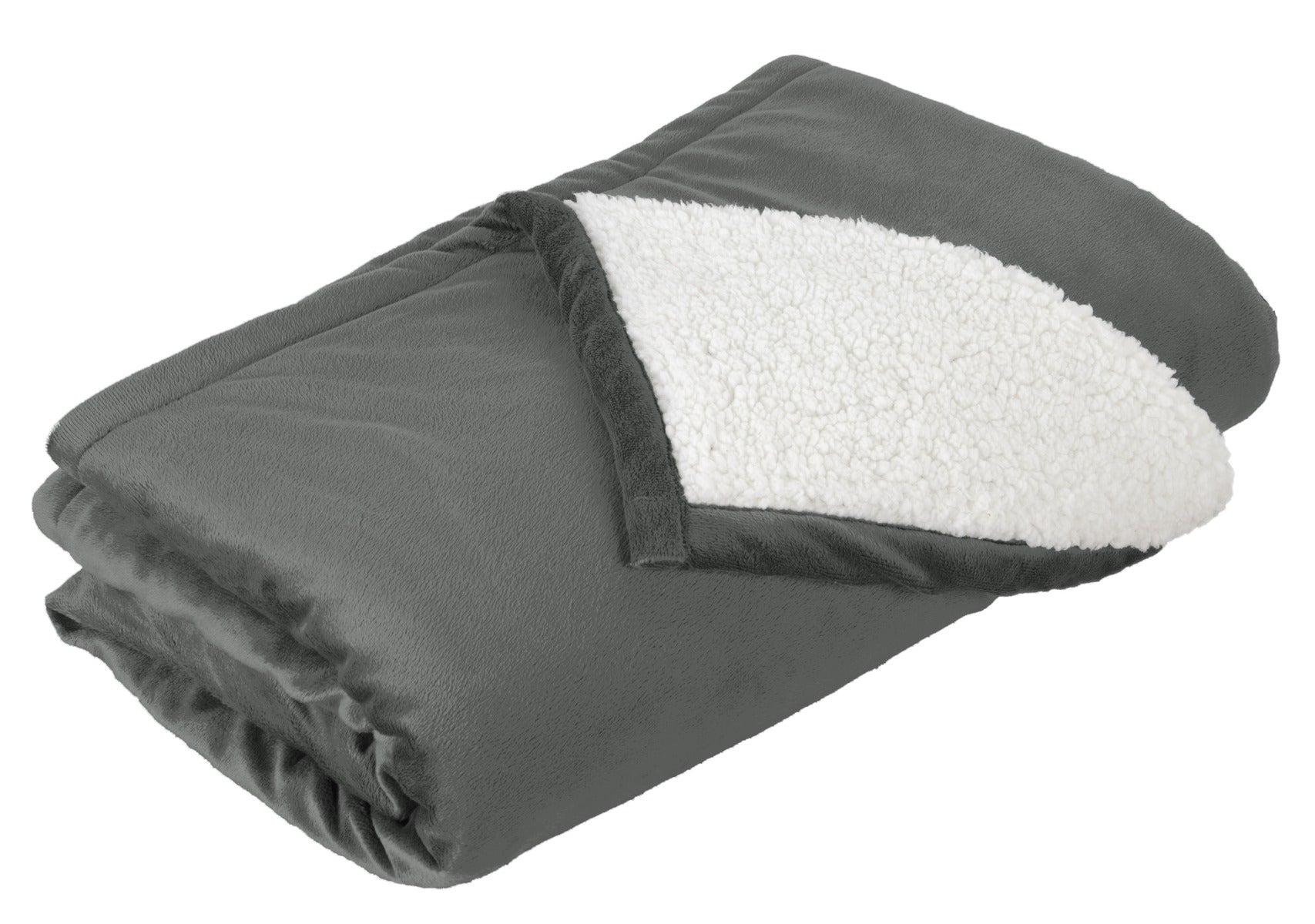 Custom Embroidery or DTF Print - Port Authority ®  Mountain Lodge Blanket. BP40