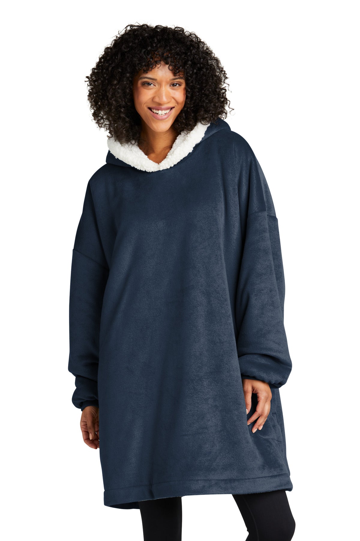 Custom Embroidery or DTF Print - Port Authority ®  Mountain Lodge Wearable Blanket BP41