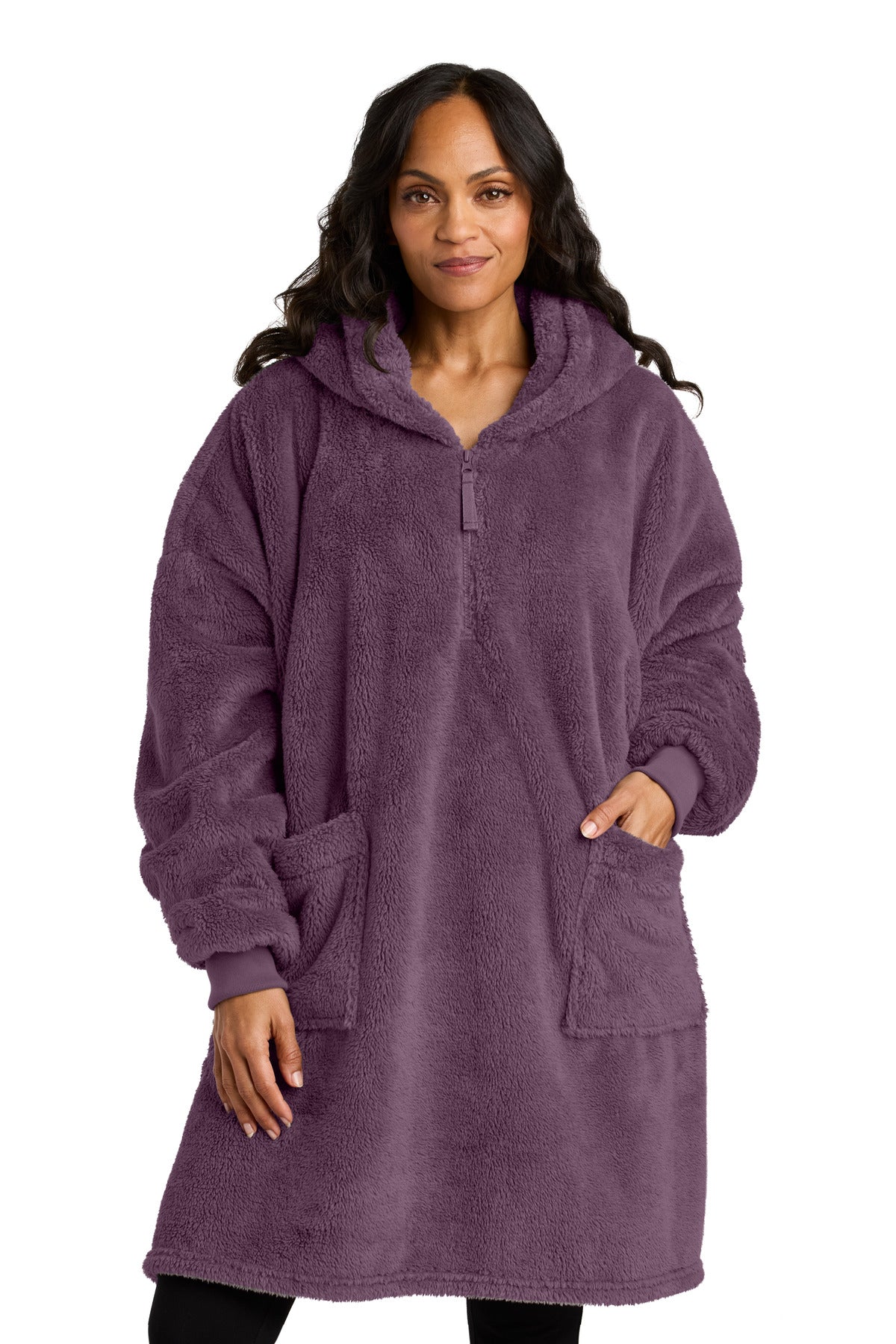 Custom Embroidered - Port Authority ®  Plush Poncho BP42