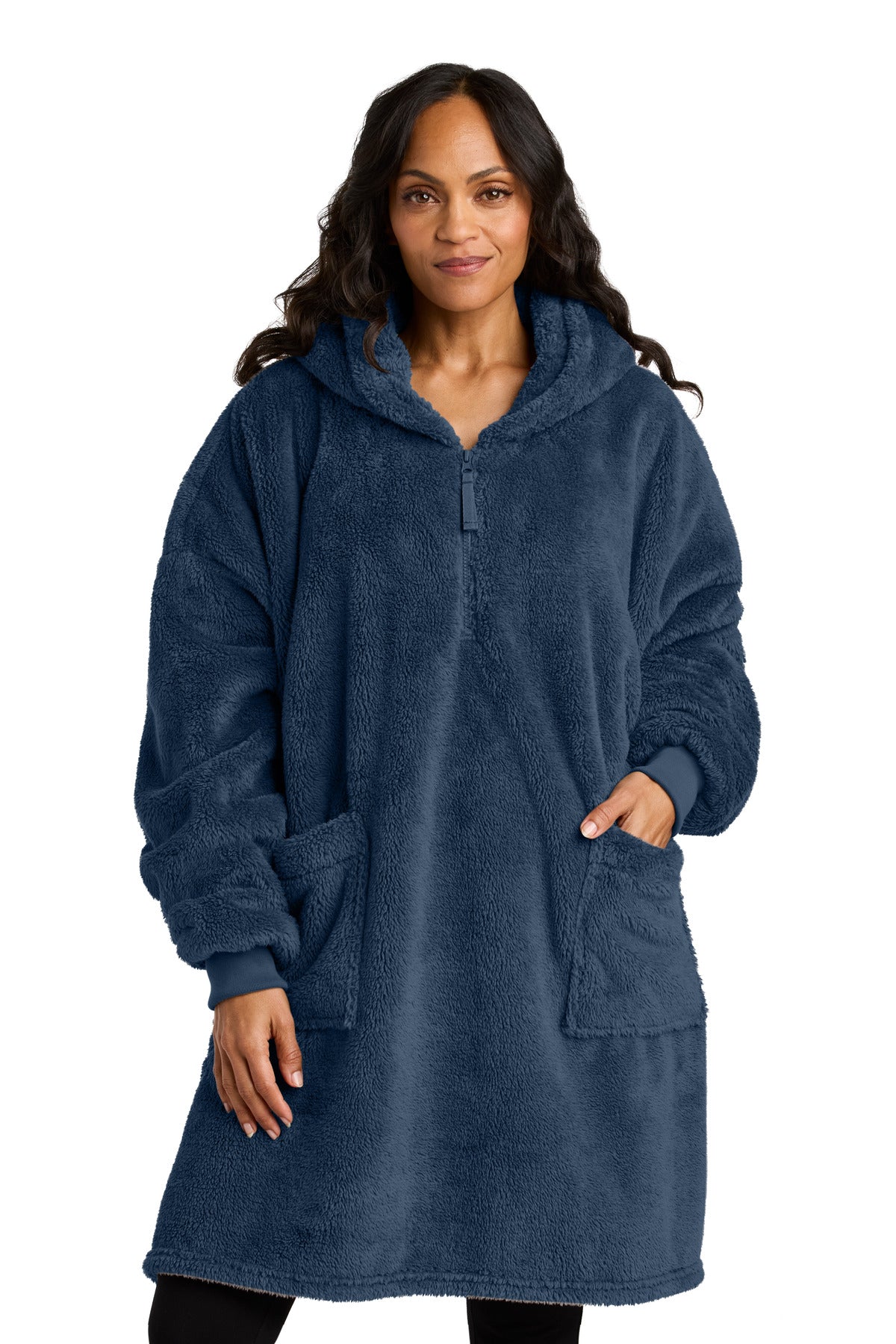 Custom Embroidered - Port Authority ®  Plush Poncho BP42