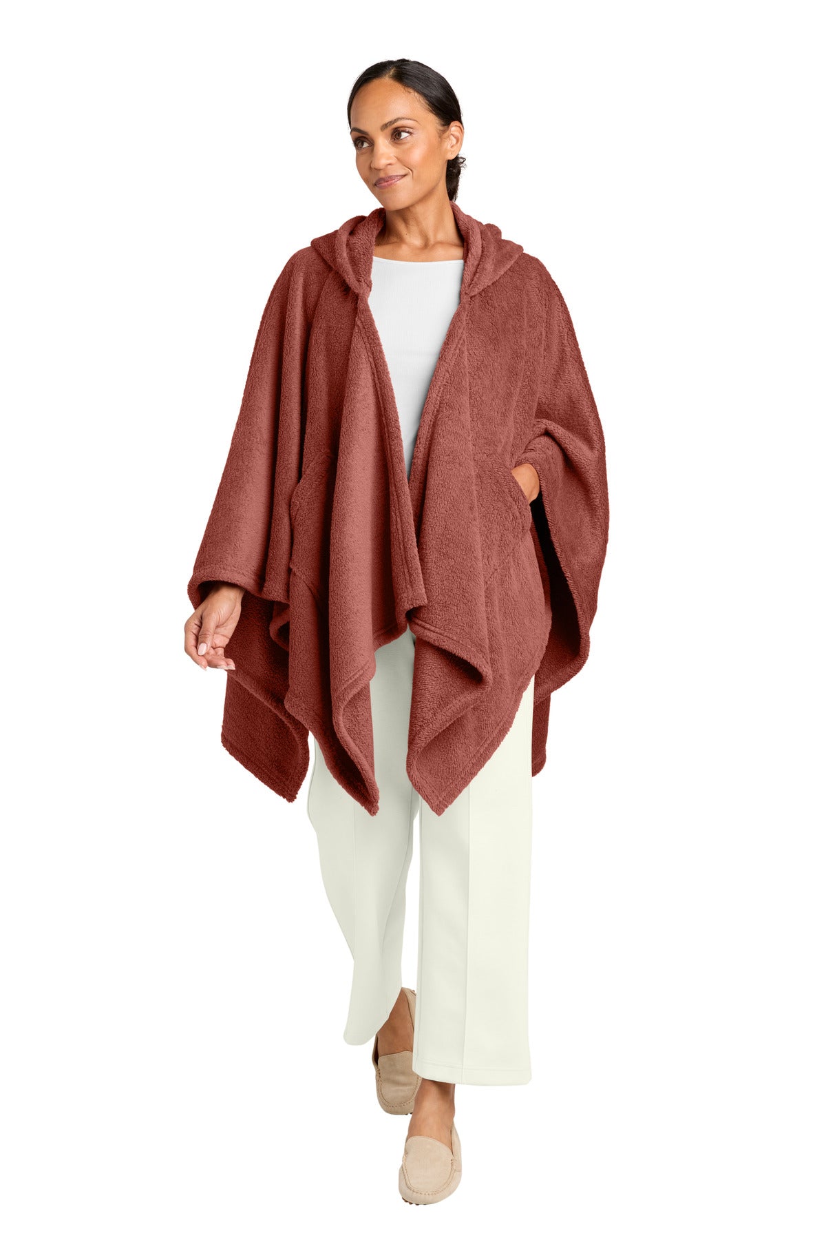 Custom Embroidery or DTF Print - Port Authority ®  Dream Plush Open Hoodie BP44