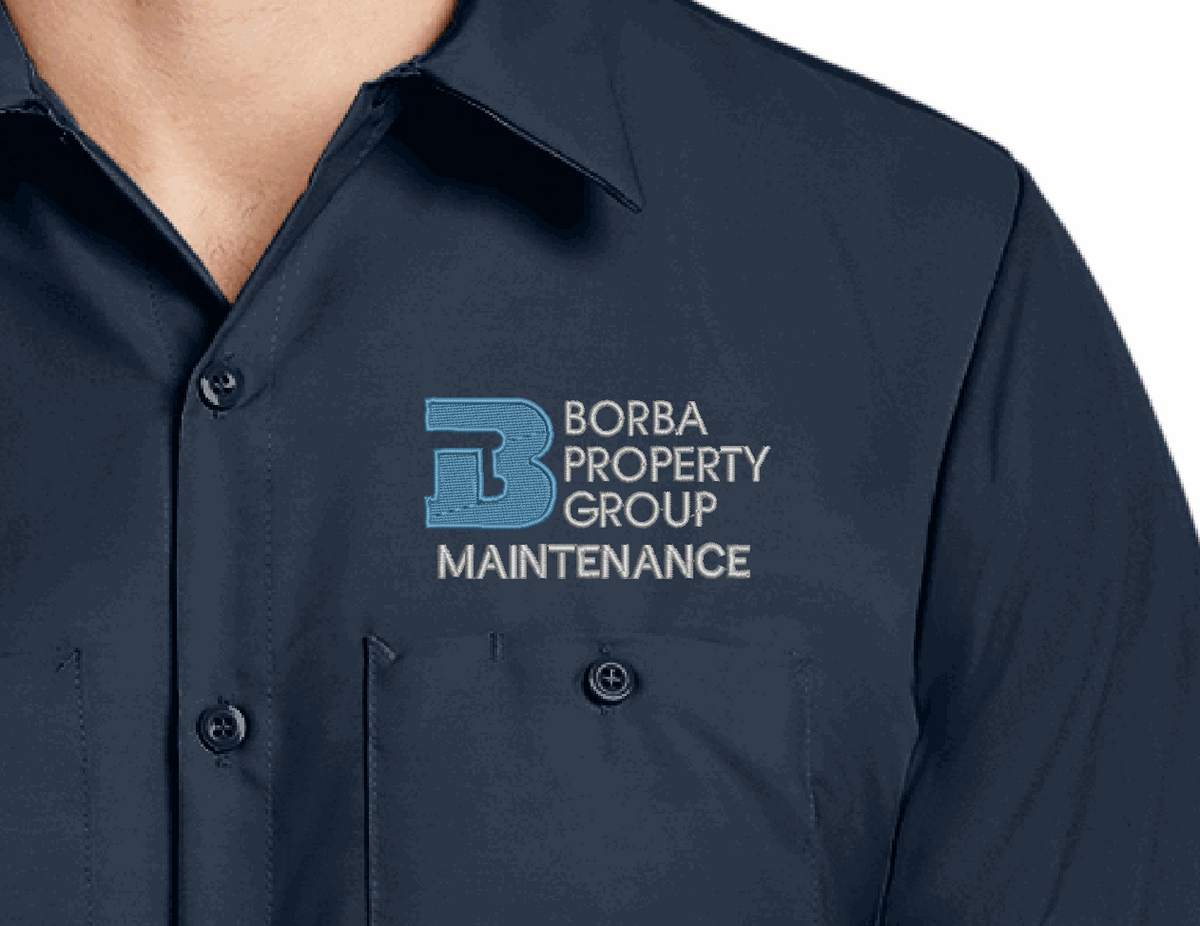 Borba Property Group - MAINTENANCE - Red Kap® Short Sleeve Industrial Work Shirt SP24