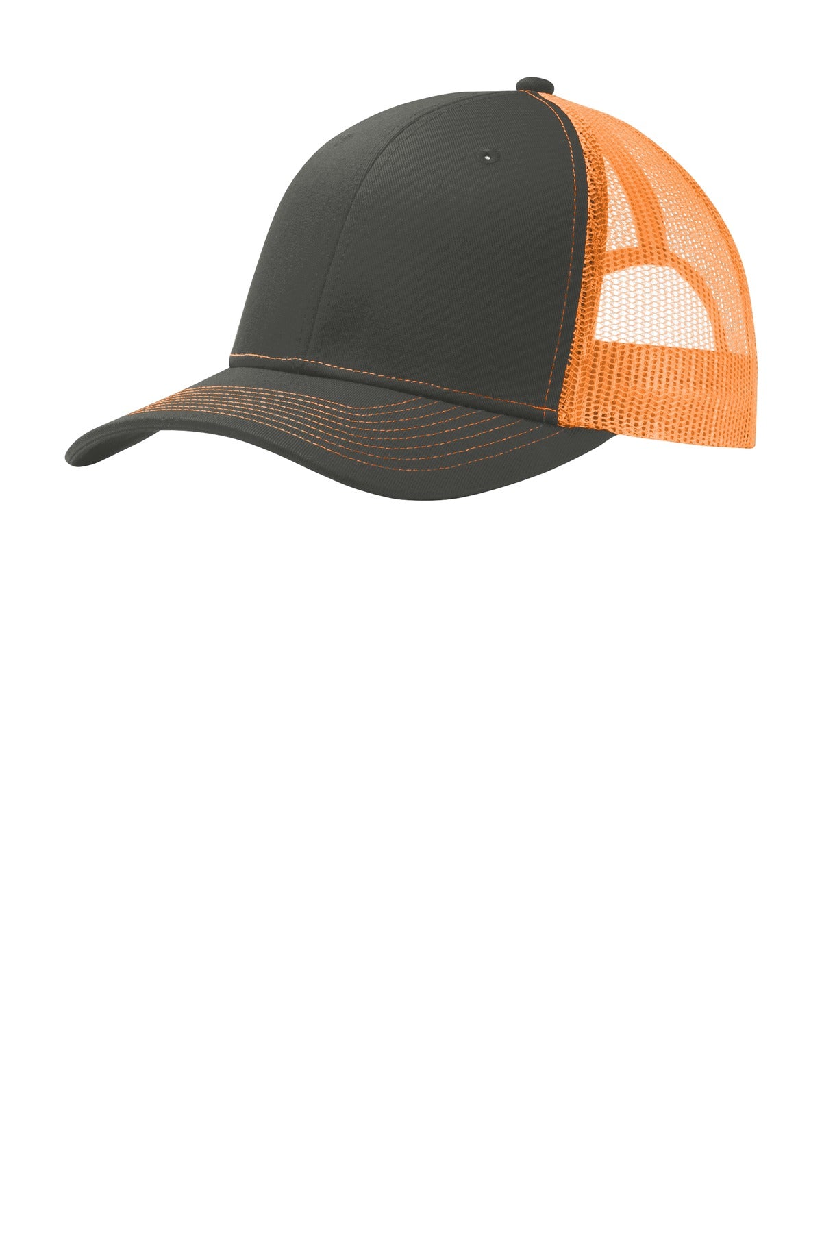 Custom Embroidered - Port Authority ®  Snapback Trucker Cap. C112