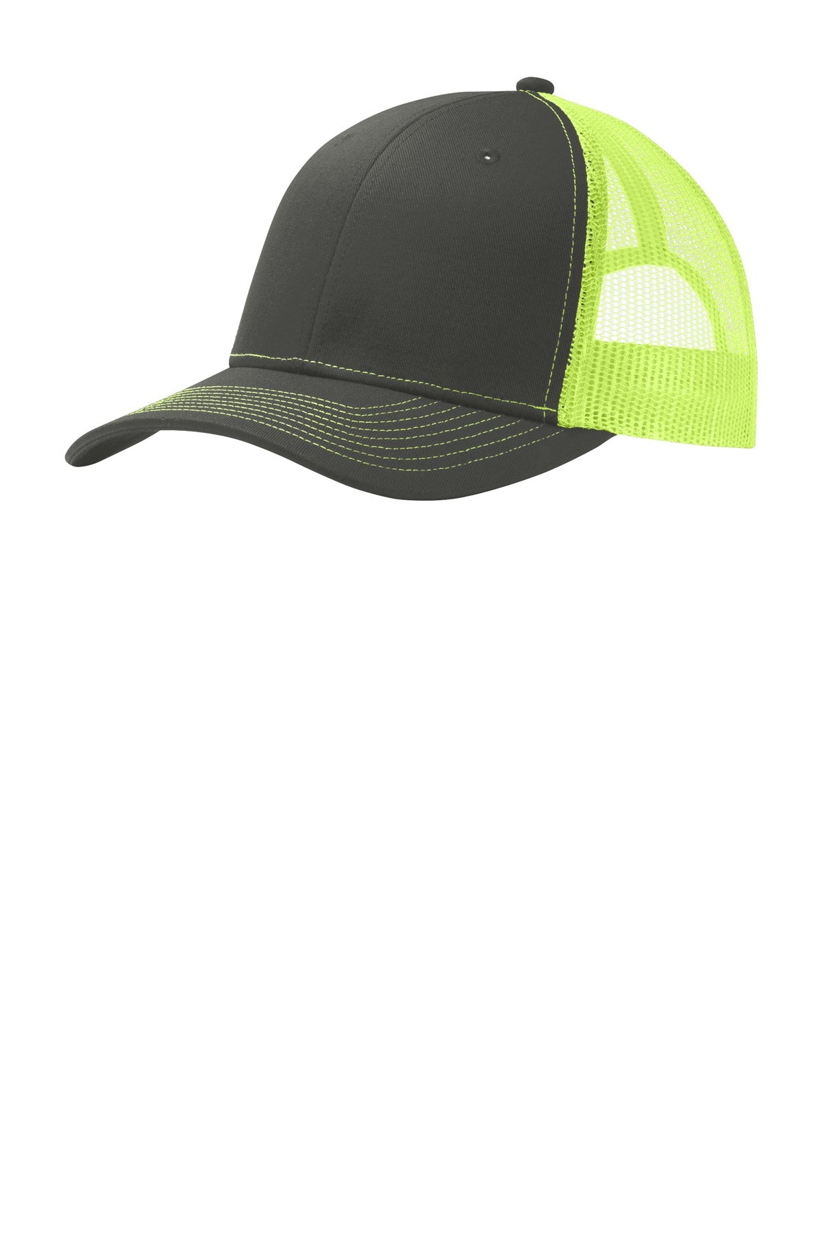 Custom Embroidered - Port Authority ®  Snapback Trucker Cap. C112