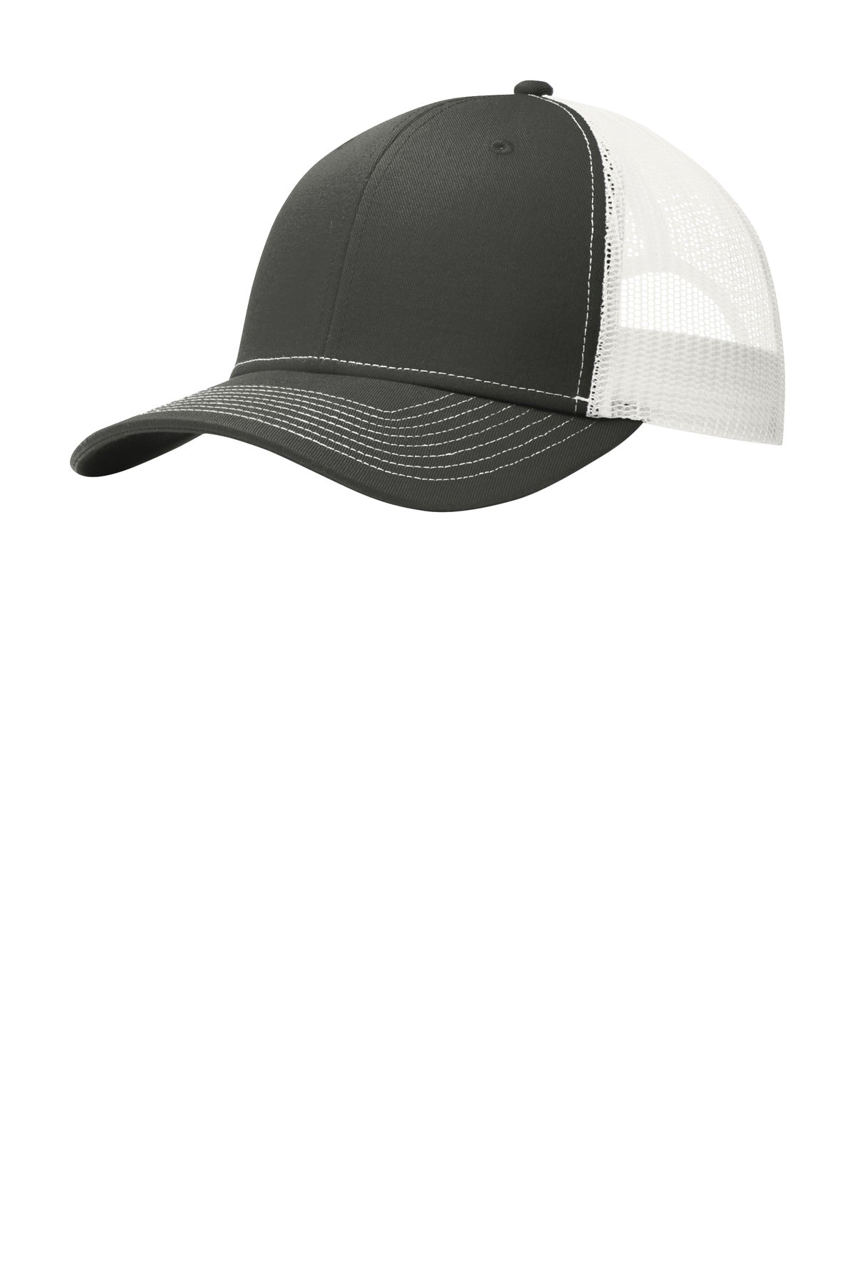 Custom Embroidered - Port Authority ®  Snapback Trucker Cap. C112