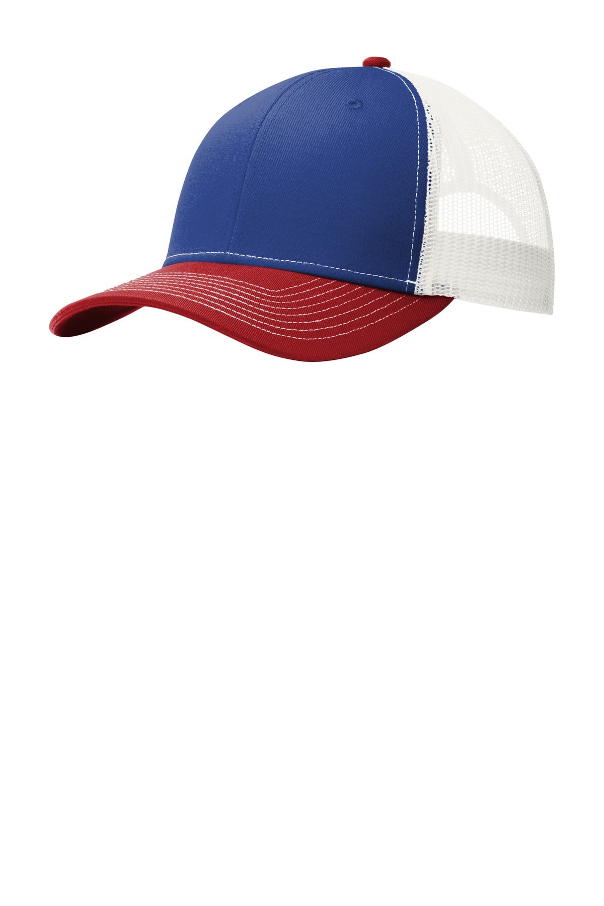 Custom Embroidered - Port Authority ®  Snapback Trucker Cap. C112