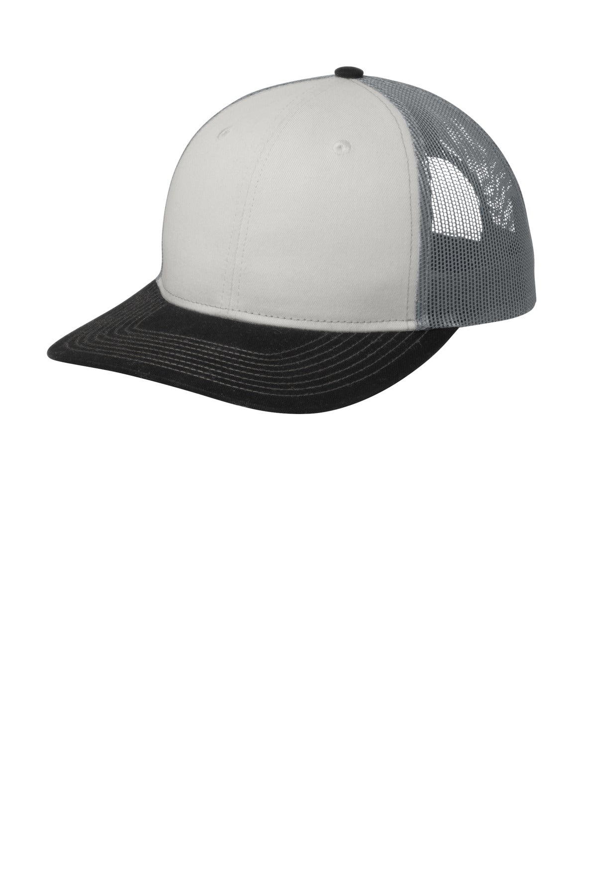 Custom Embroidered - Port Authority ®  Snapback Trucker Cap. C112