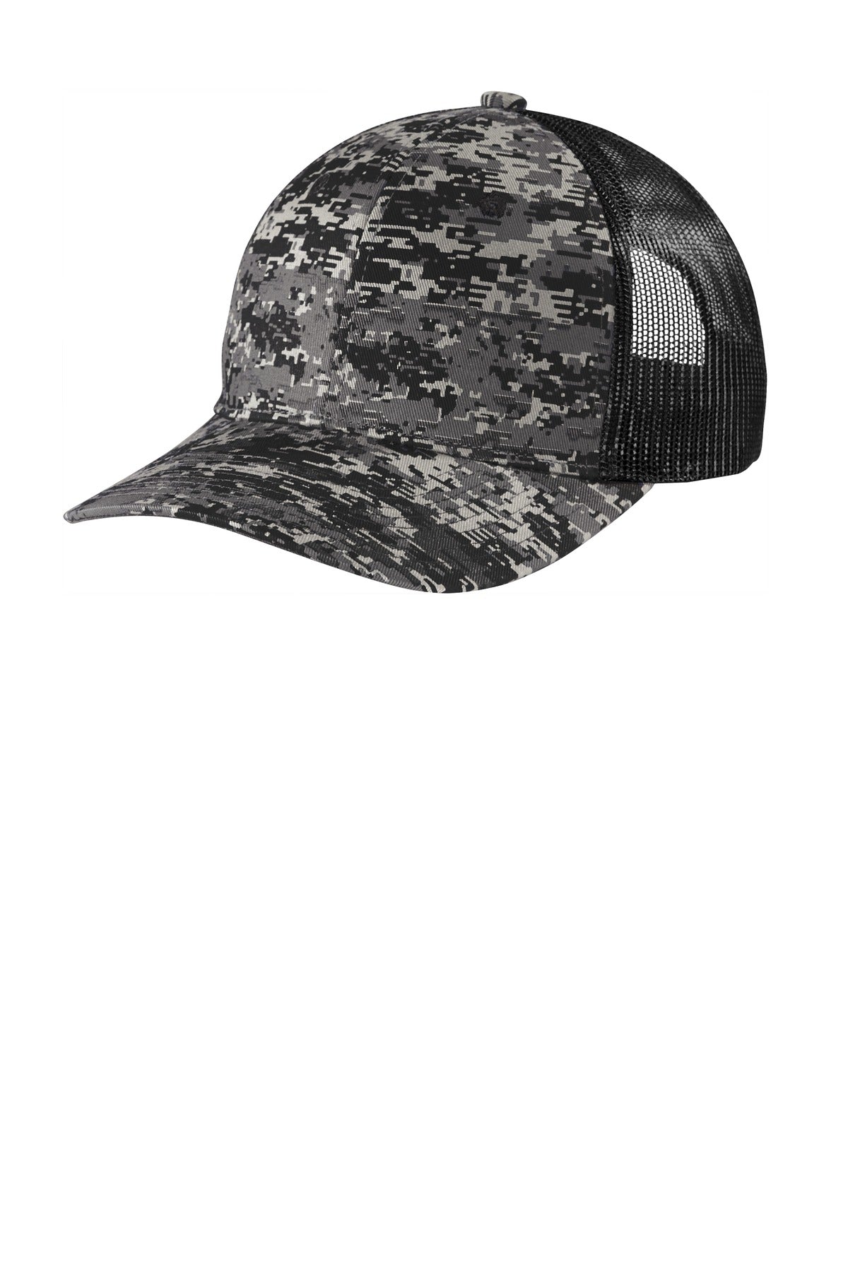 Custom Embroidered - Port Authority  ®  Digi Camo Snapback Trucker Cap C114