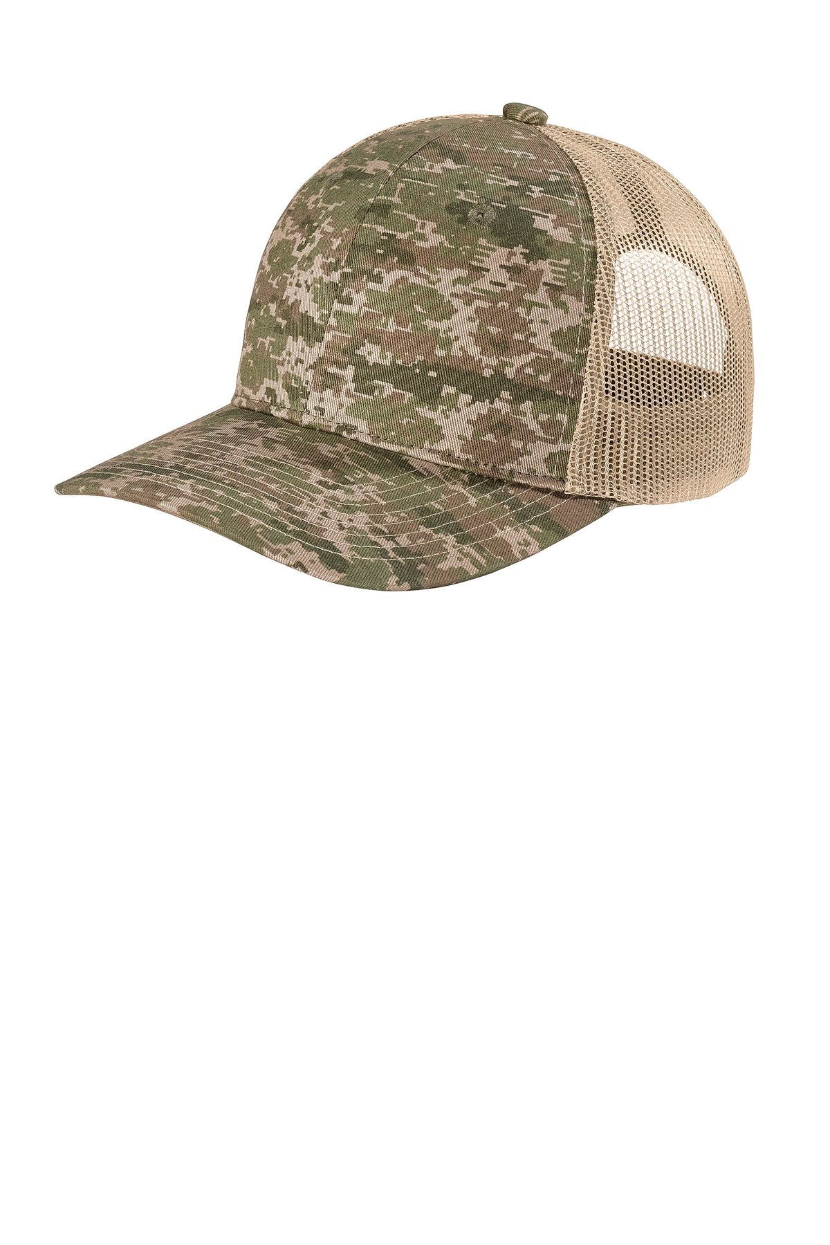Custom Embroidered - Port Authority  ®  Digi Camo Snapback Trucker Cap C114