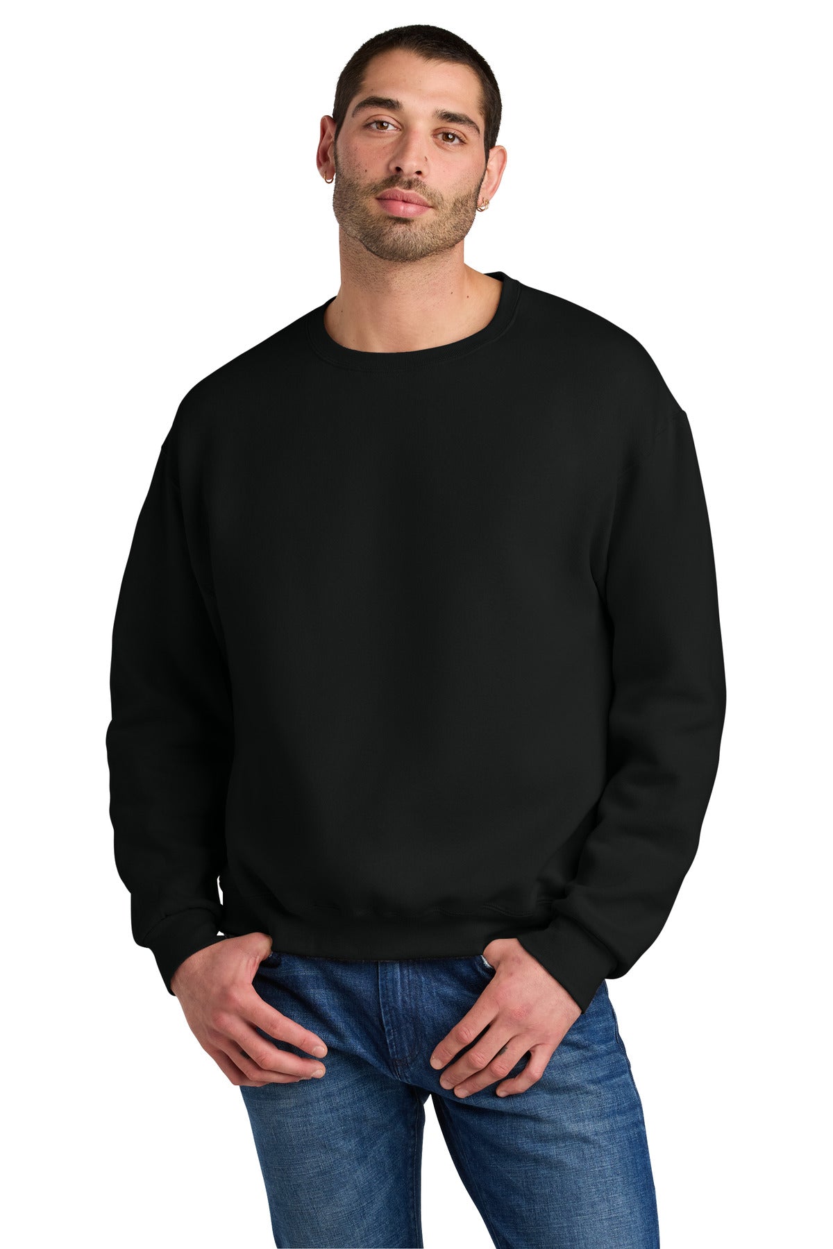 Custom Embroidery or DTF Print - Jerzees Rugged ™  Unisex Crewneck Sweatshirt C12M